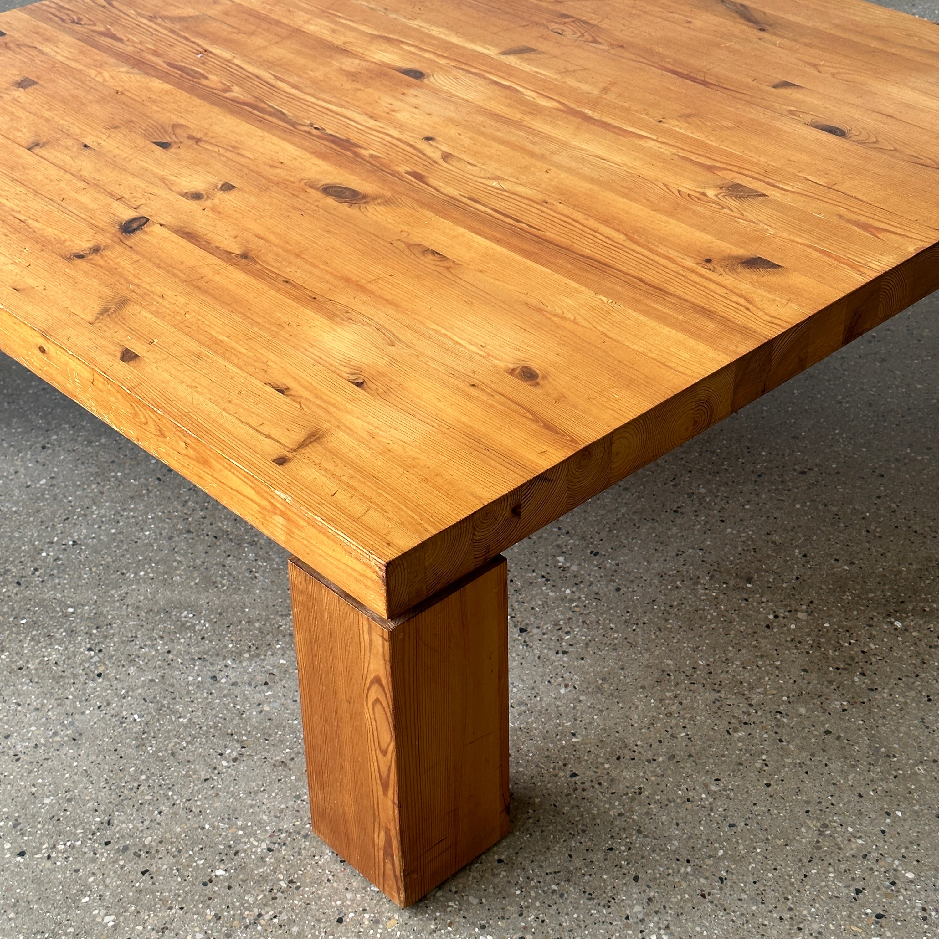 Monumental Swedish Pine Coffee Table (Large)