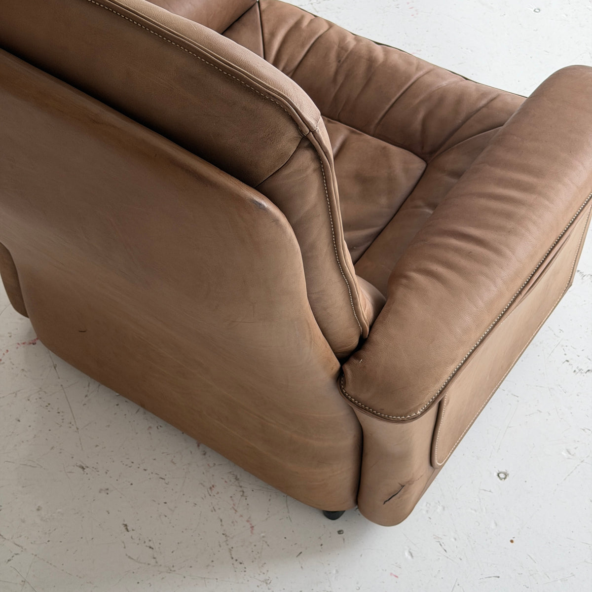 DS-50 Leather Lounge Chair by De Sede