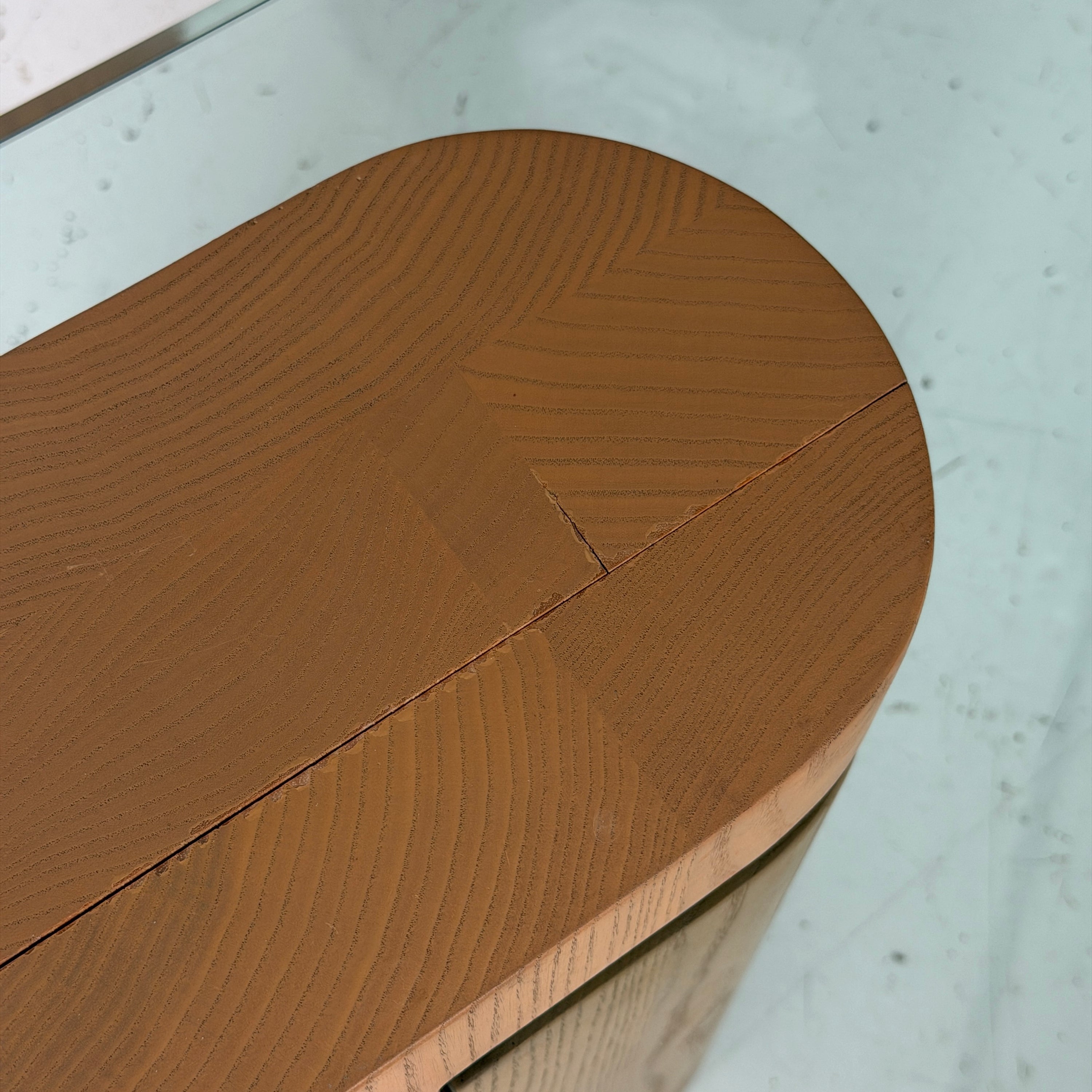 Studio Made Oak/Glass Coffee Table
