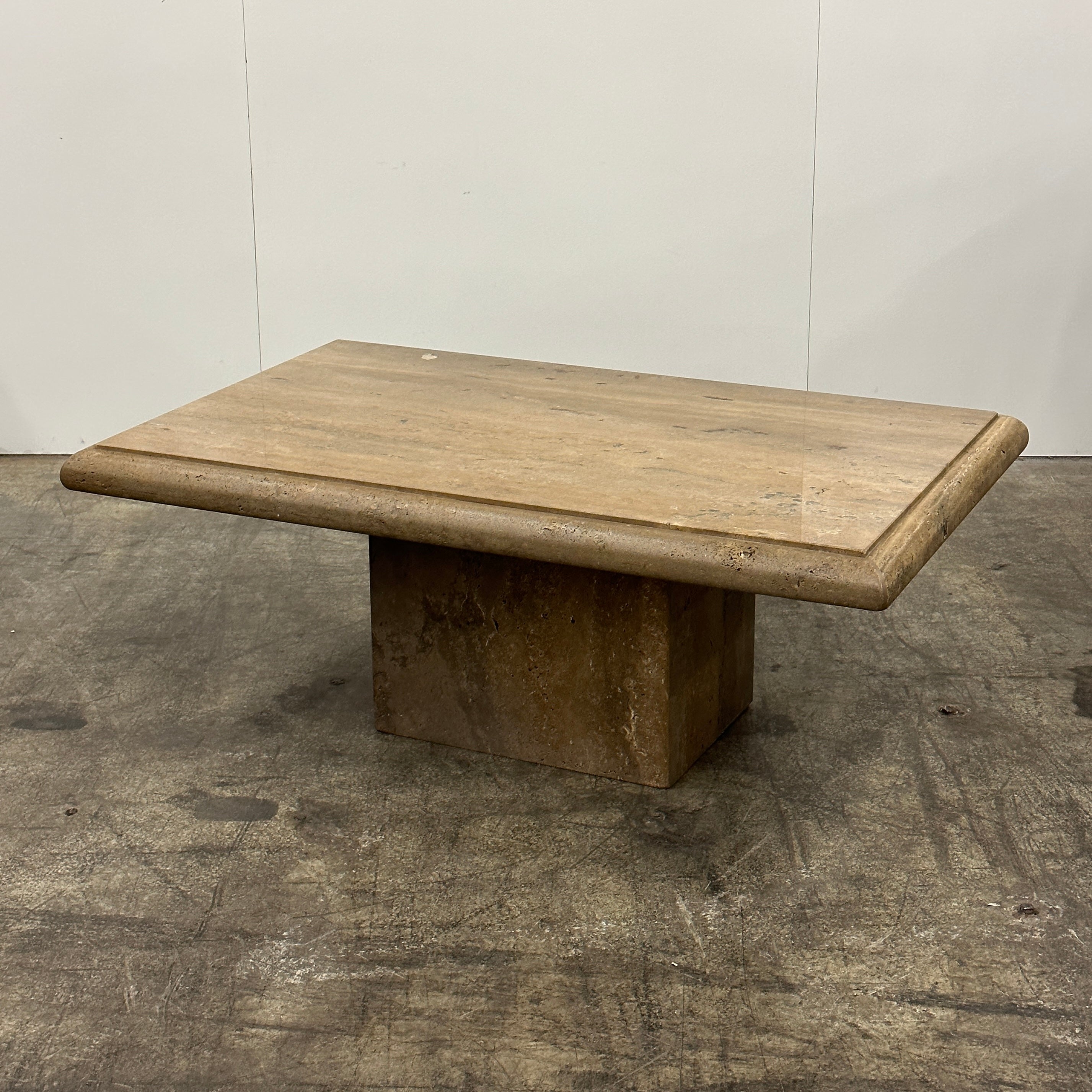 Italian Travertine Coffee Table