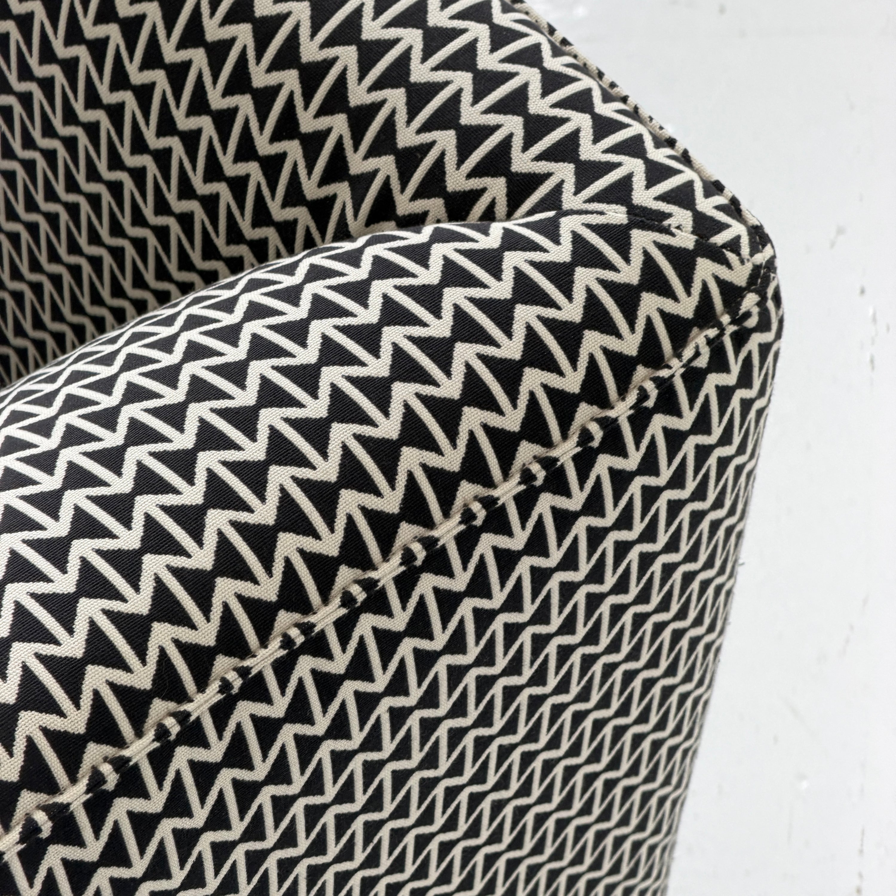 Cubic Lounge Chair by Jules Heumann for Metropolitan in Alexander  Girard Fabrics