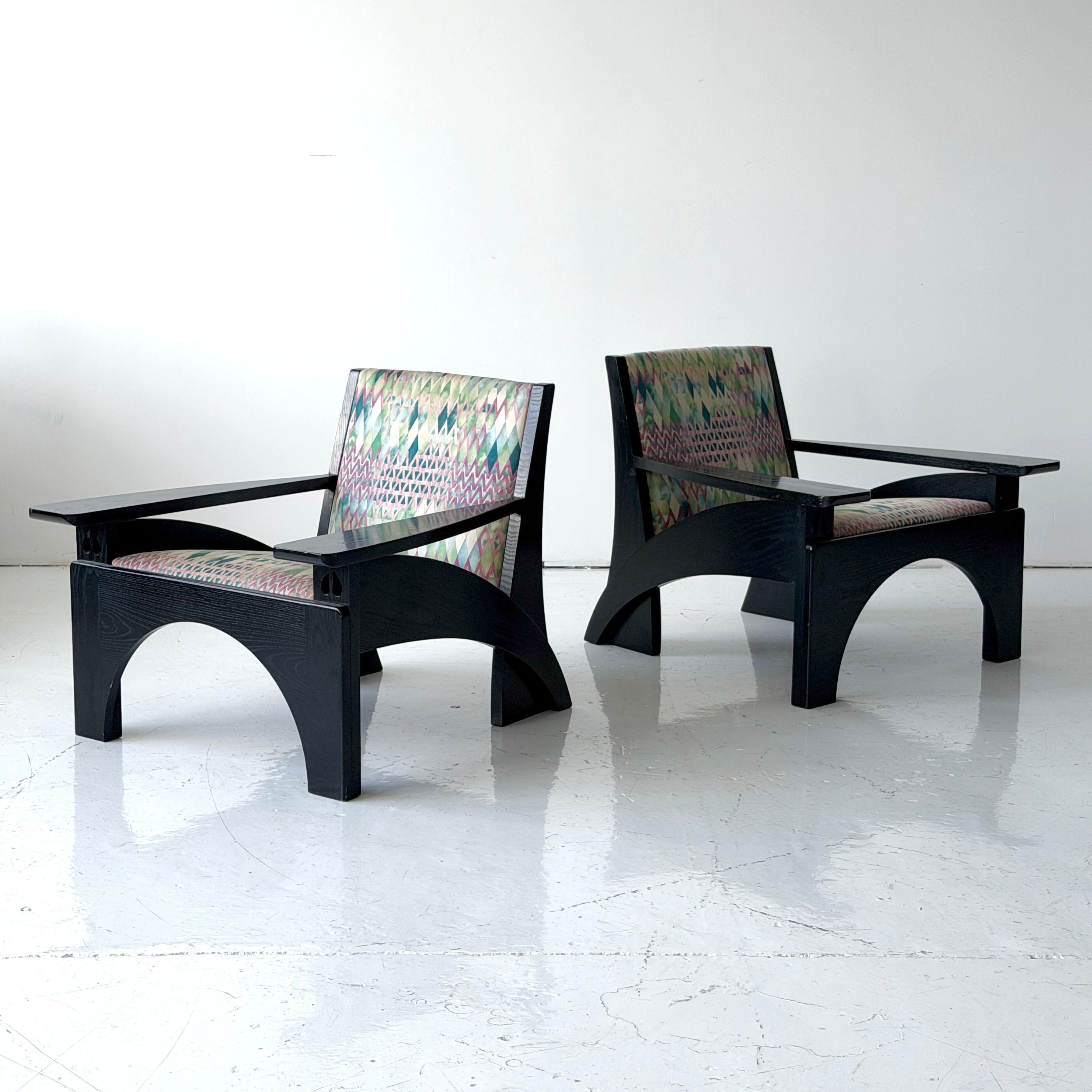 Hill House Lounge Chairs by Charles Rennie Mackintosh for Cassina