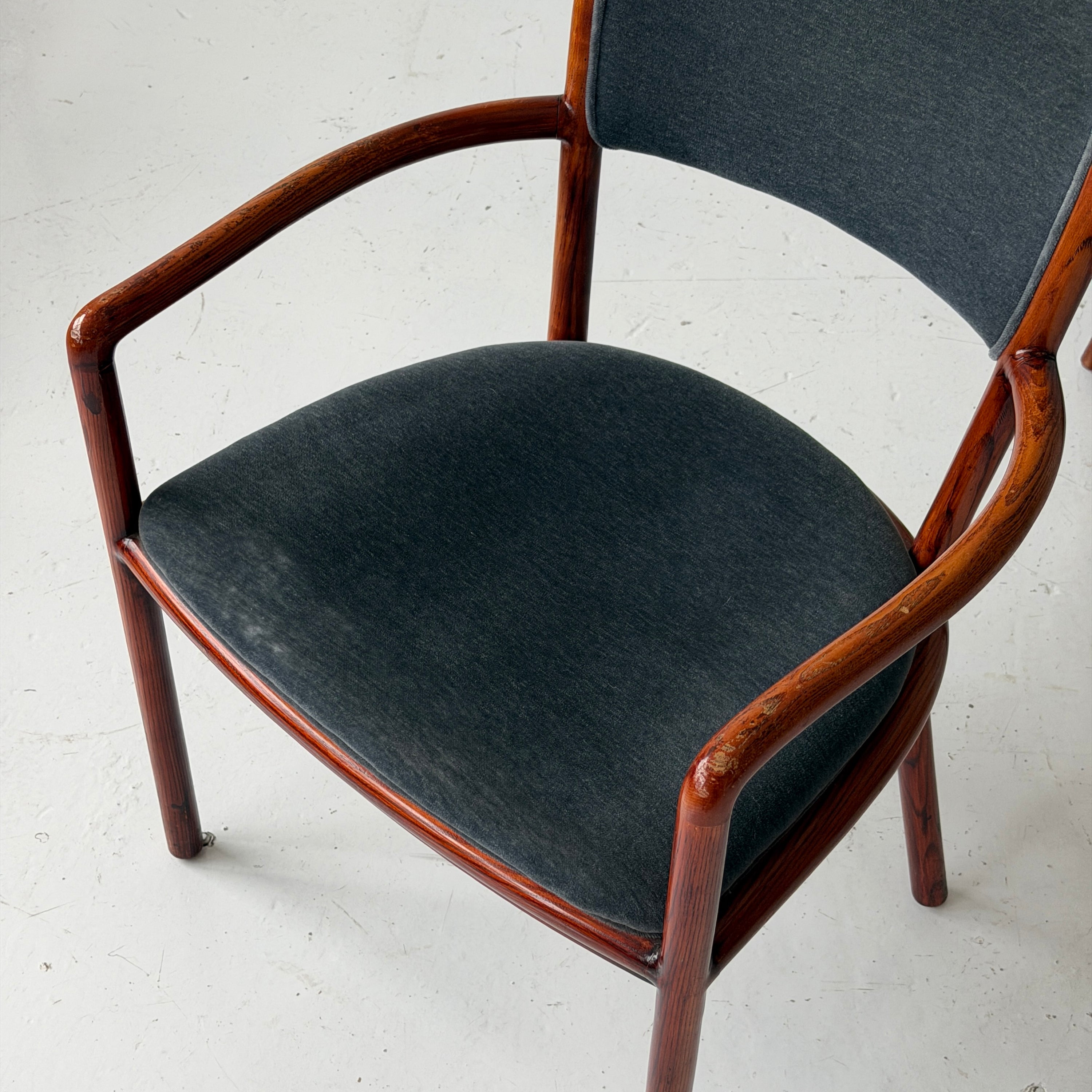 Bentwood Side Chairs by Ward Bennett for Brickell Associates