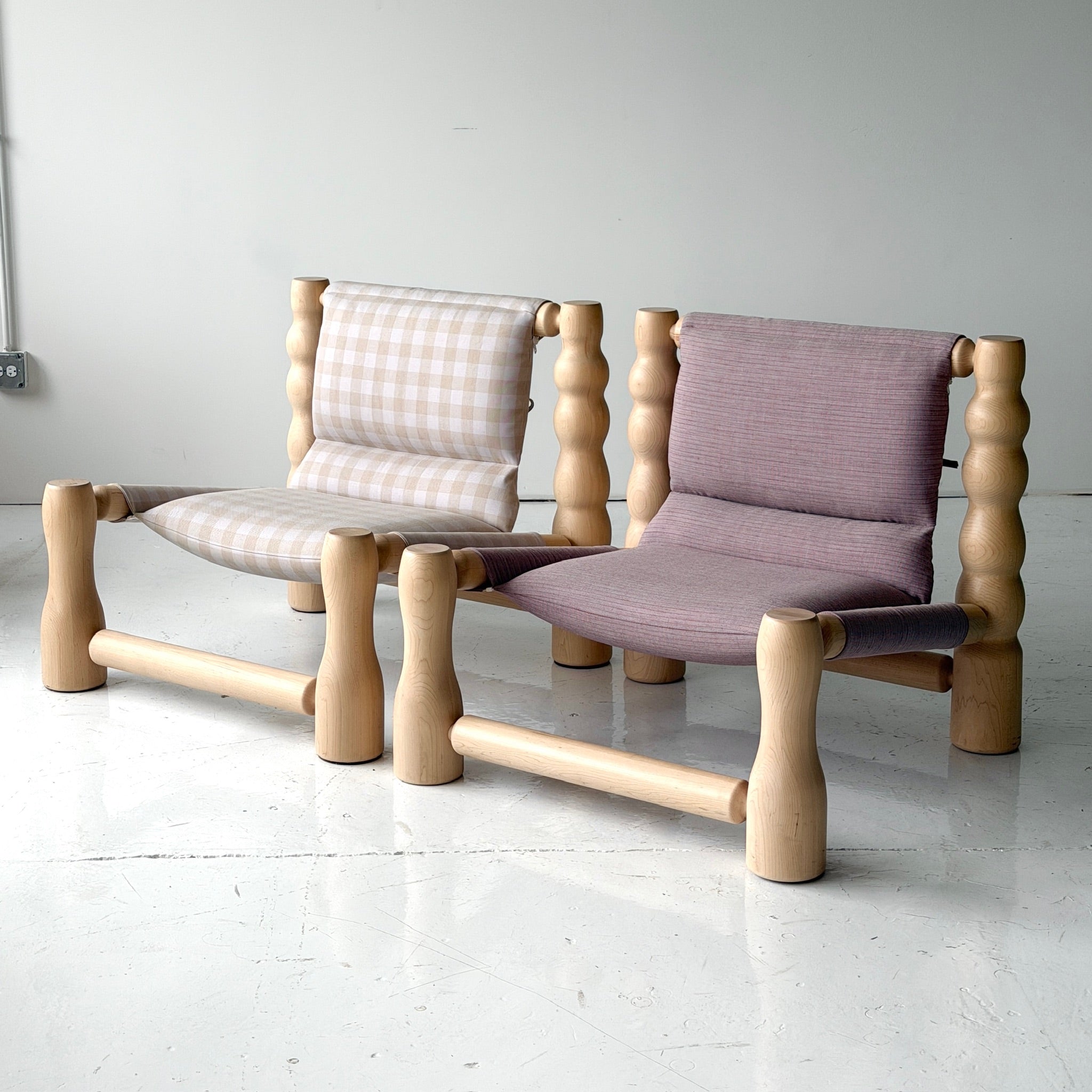 Mismatched Bubble Chairs by Anna Stechschulte for AFS Dsgn