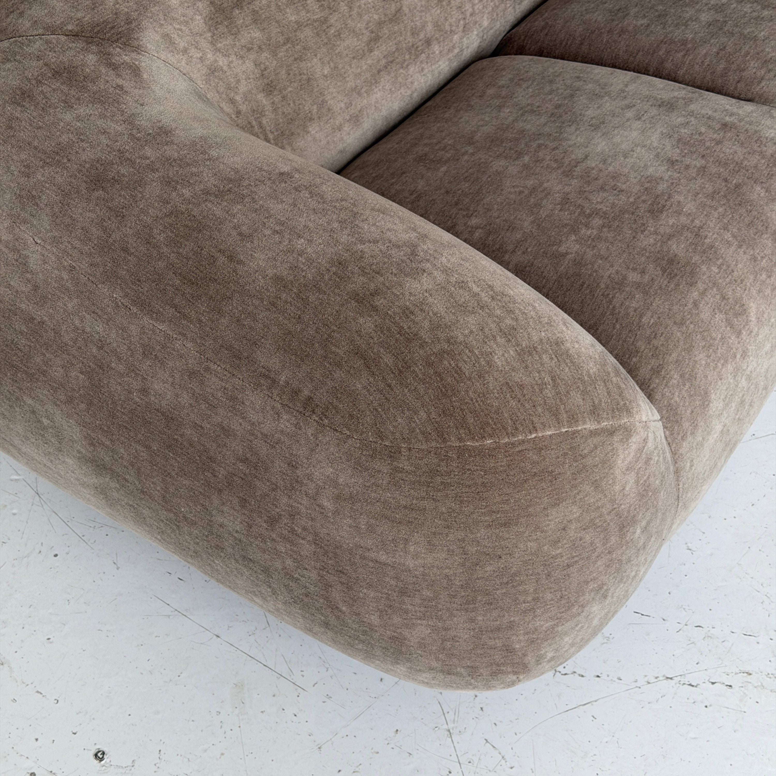 Amphibious Sofa by Steve Chase in Mohair