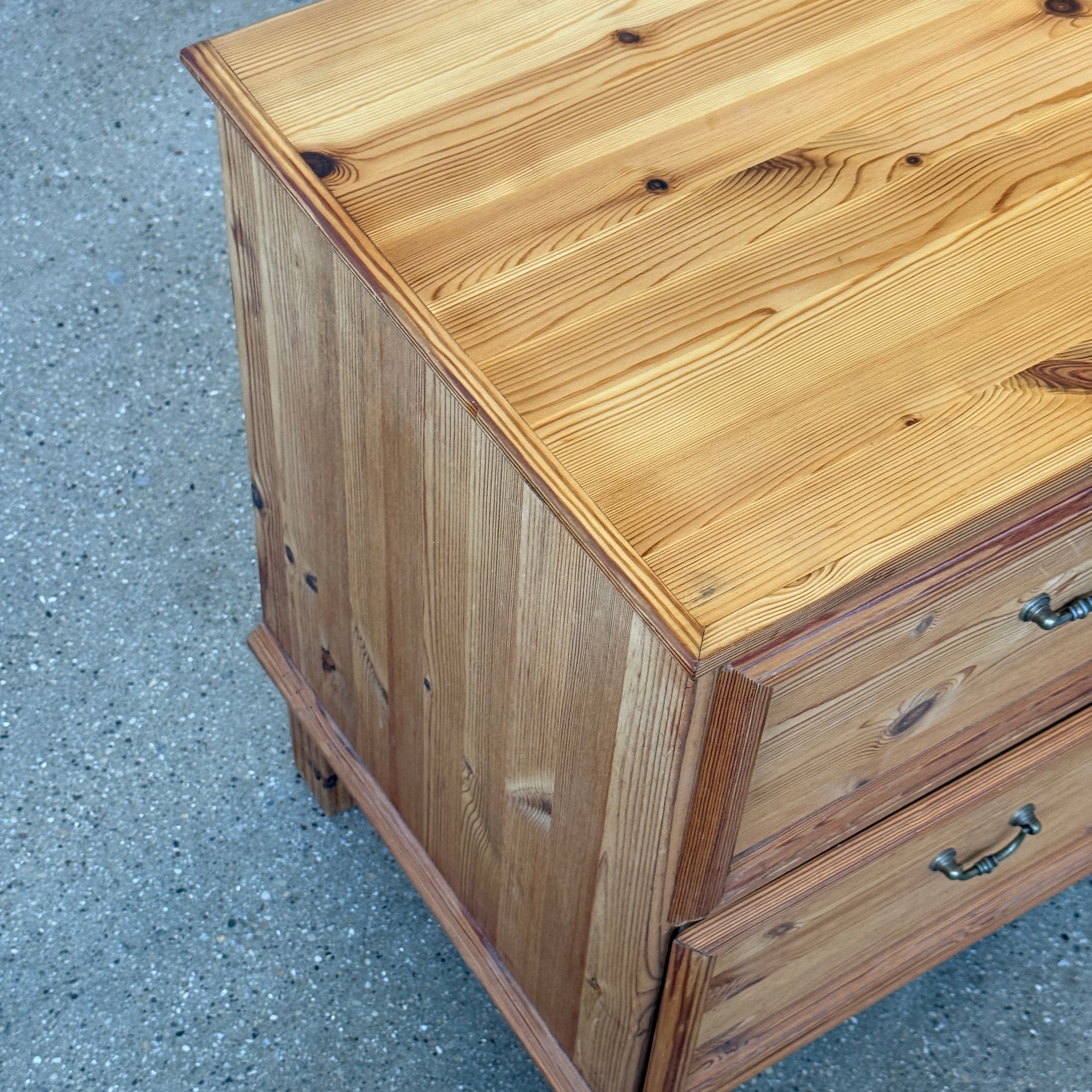 Swedish Pine Brutalist Dresser