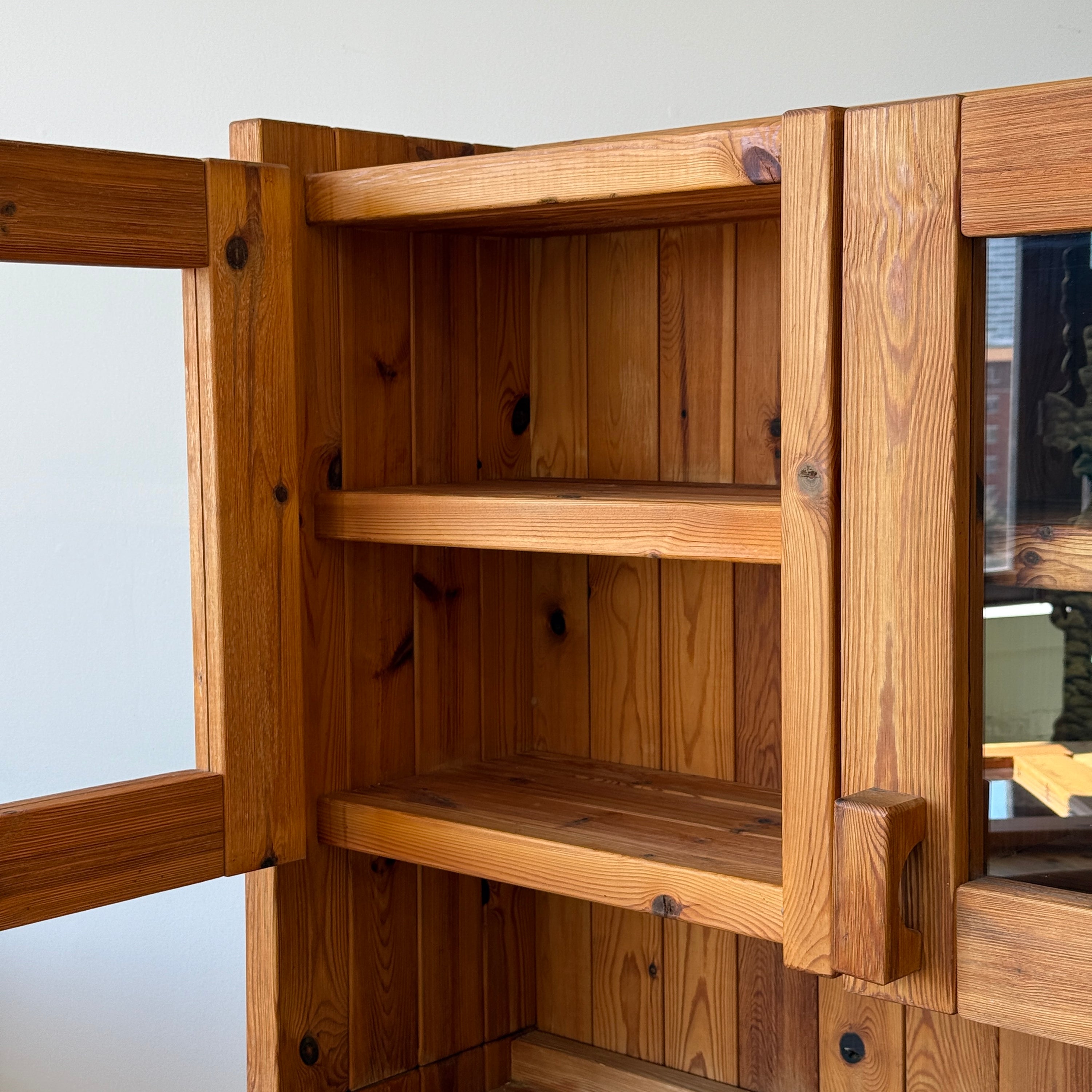 Christian IV Danish Pine Cabinet by Hans Frydendal