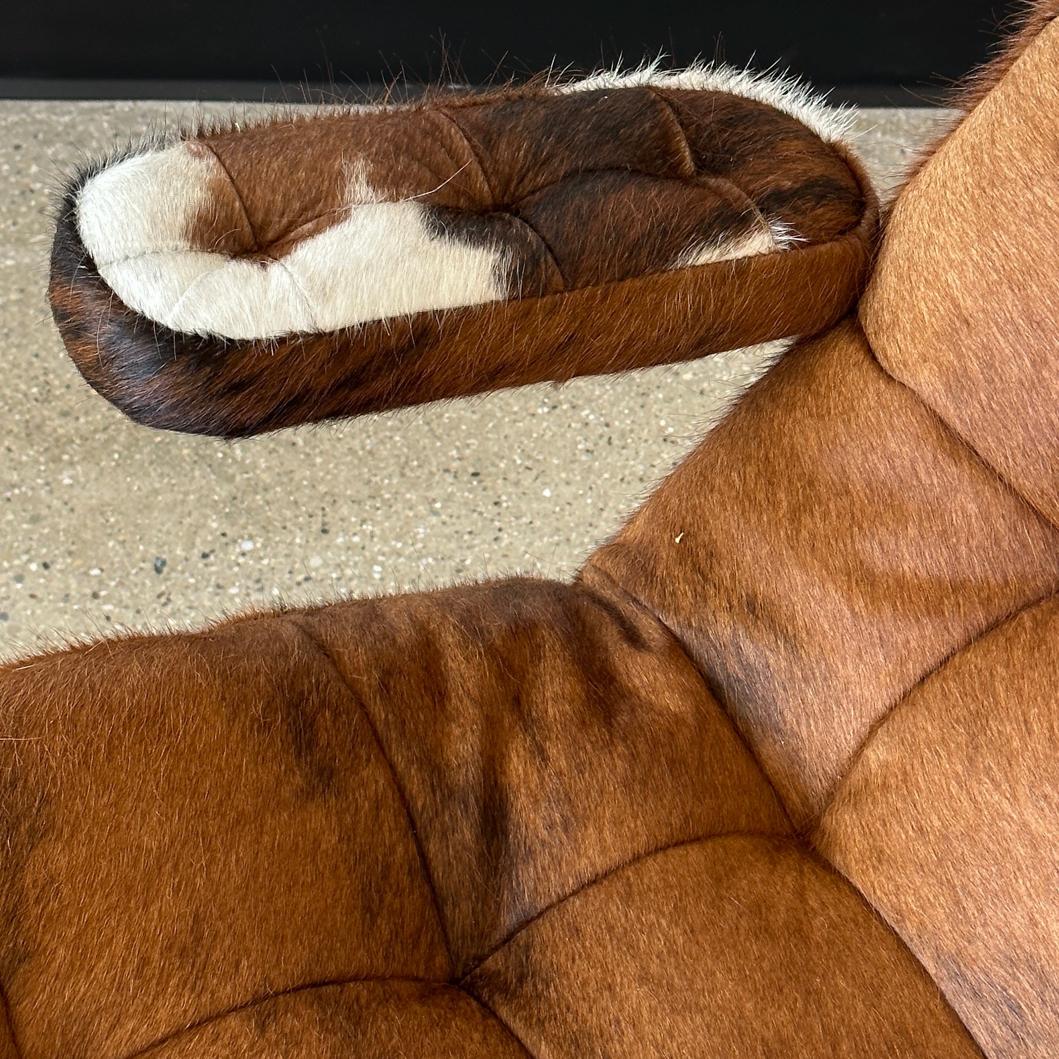 Fenix Chaise by Sam Larsson for Dux in Cowhide