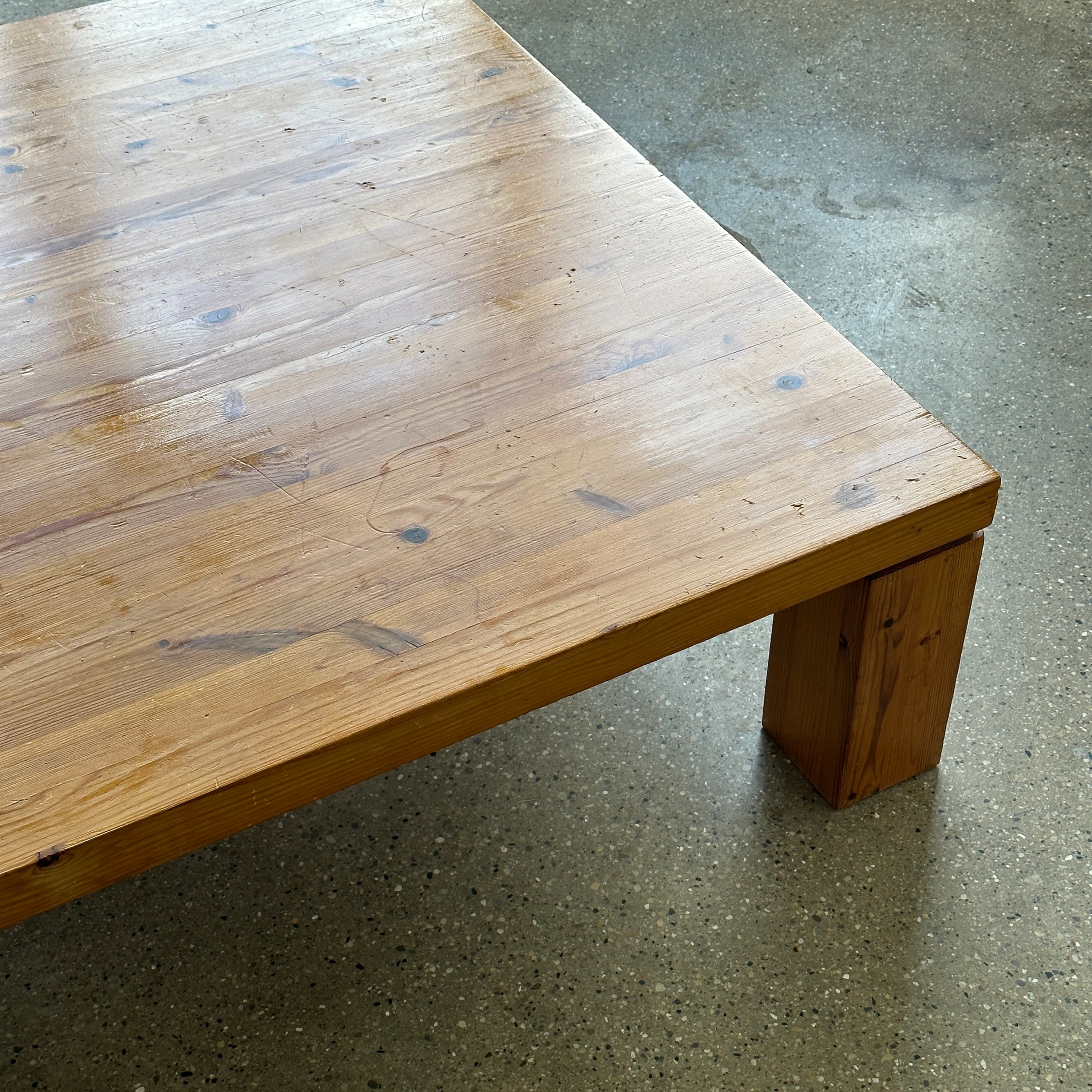 Monumental Swedish Pine Coffee Table (Large)