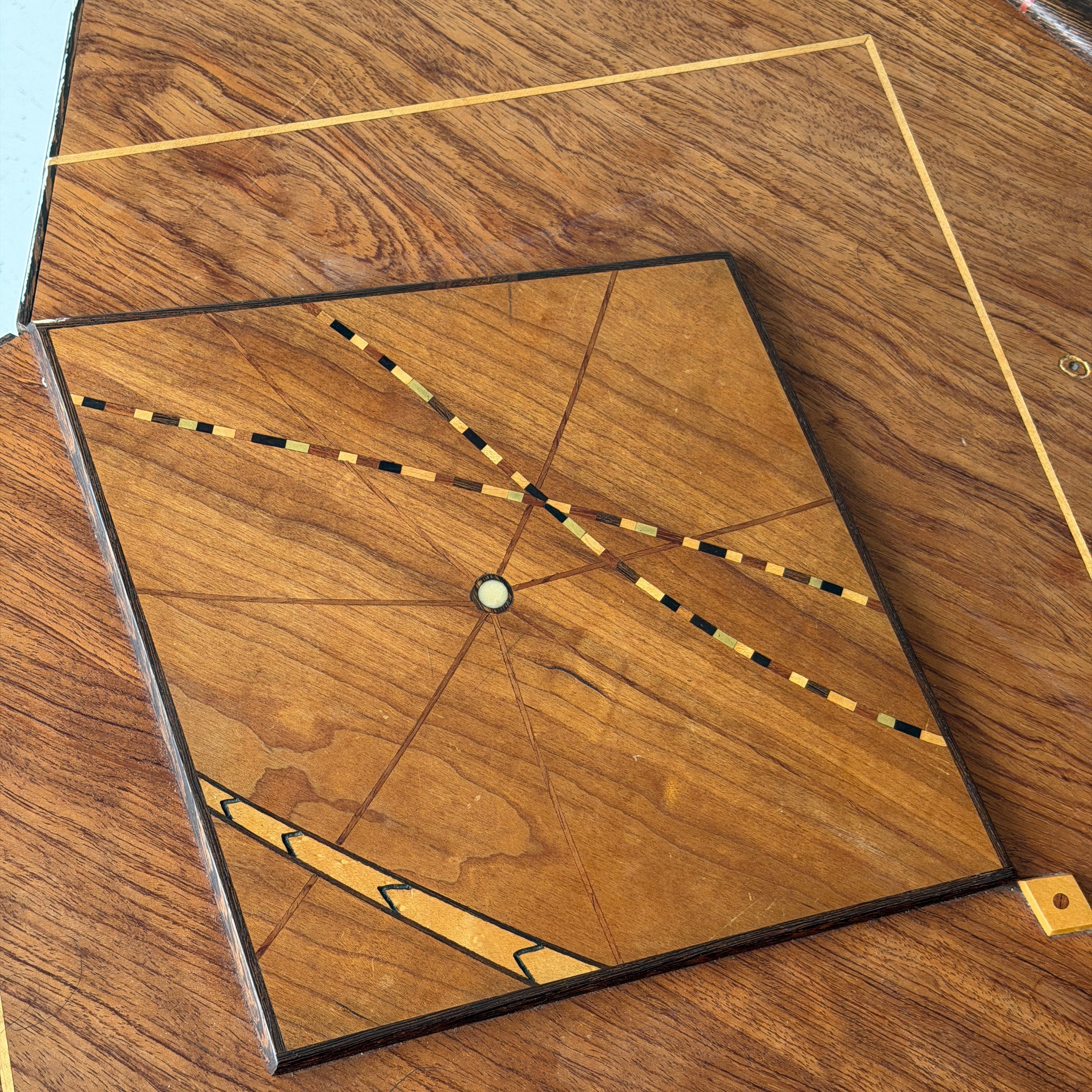 Inlaid Studio Made Coffee Table by Steven Spiro