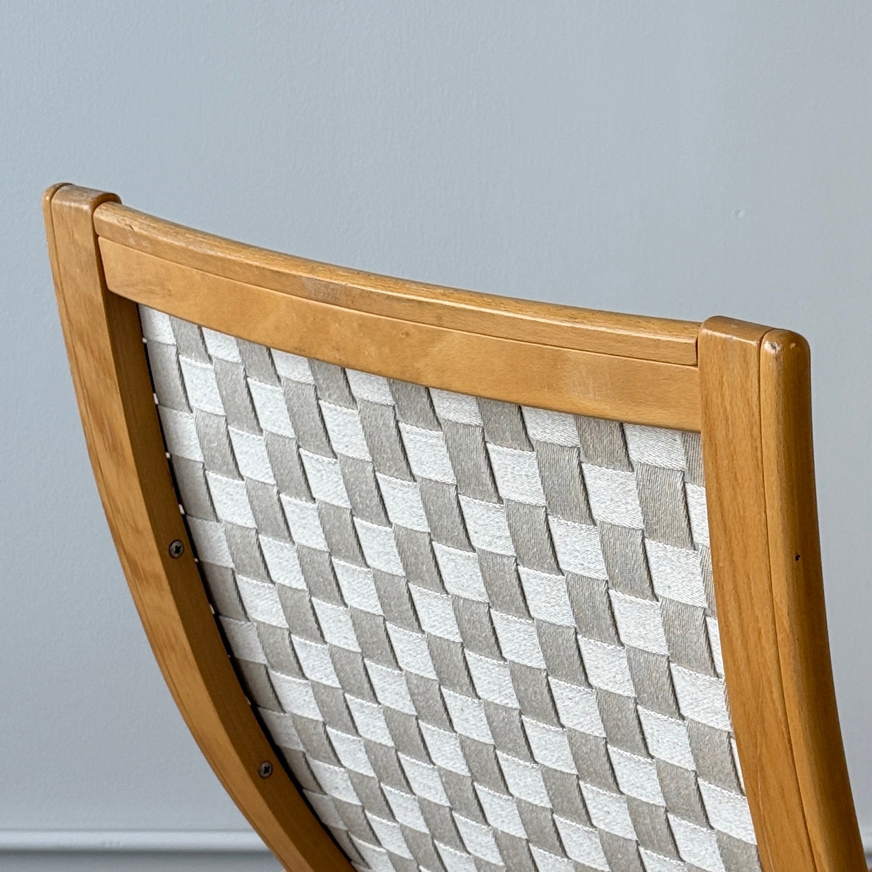 Scandinavia Bentwood Woven Lounge Chair