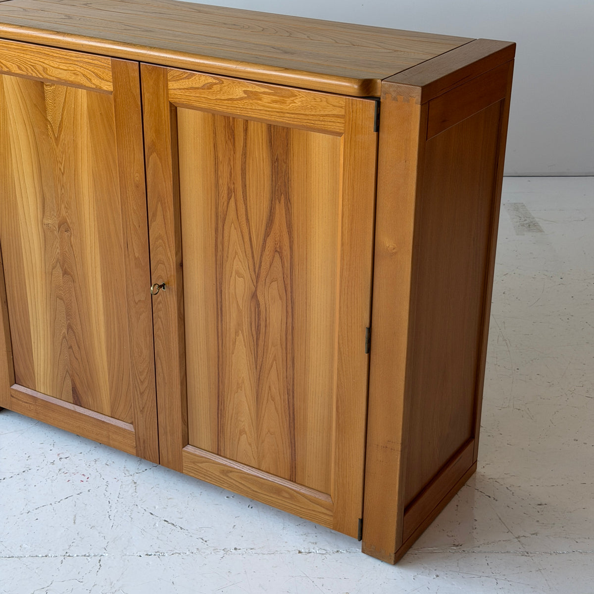 Belgian Monumental Blonde Wood Credenza