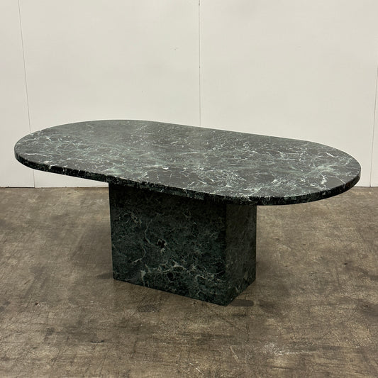 Swedish Green Marble Dining Table