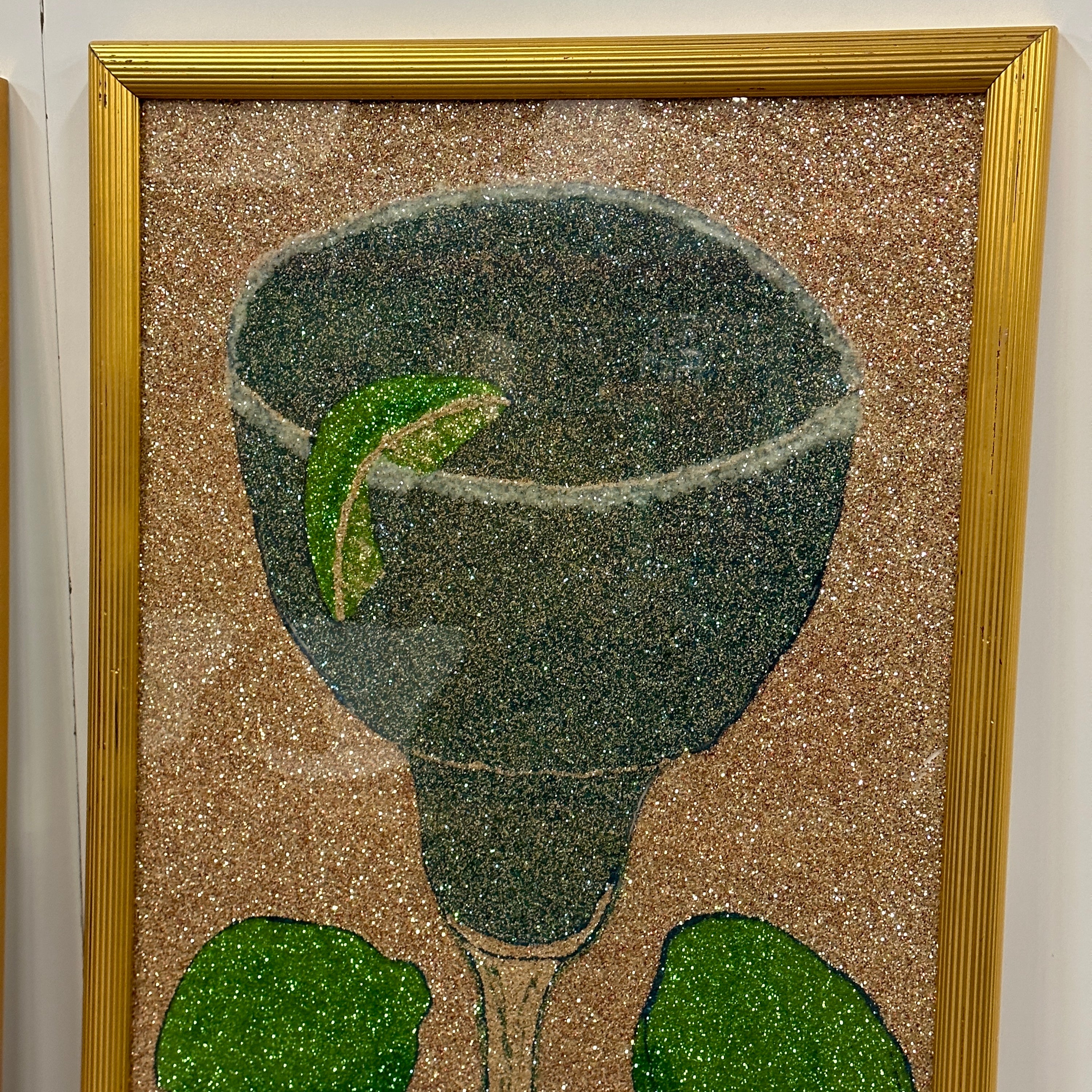 Vintage Glitter Cocktail Art