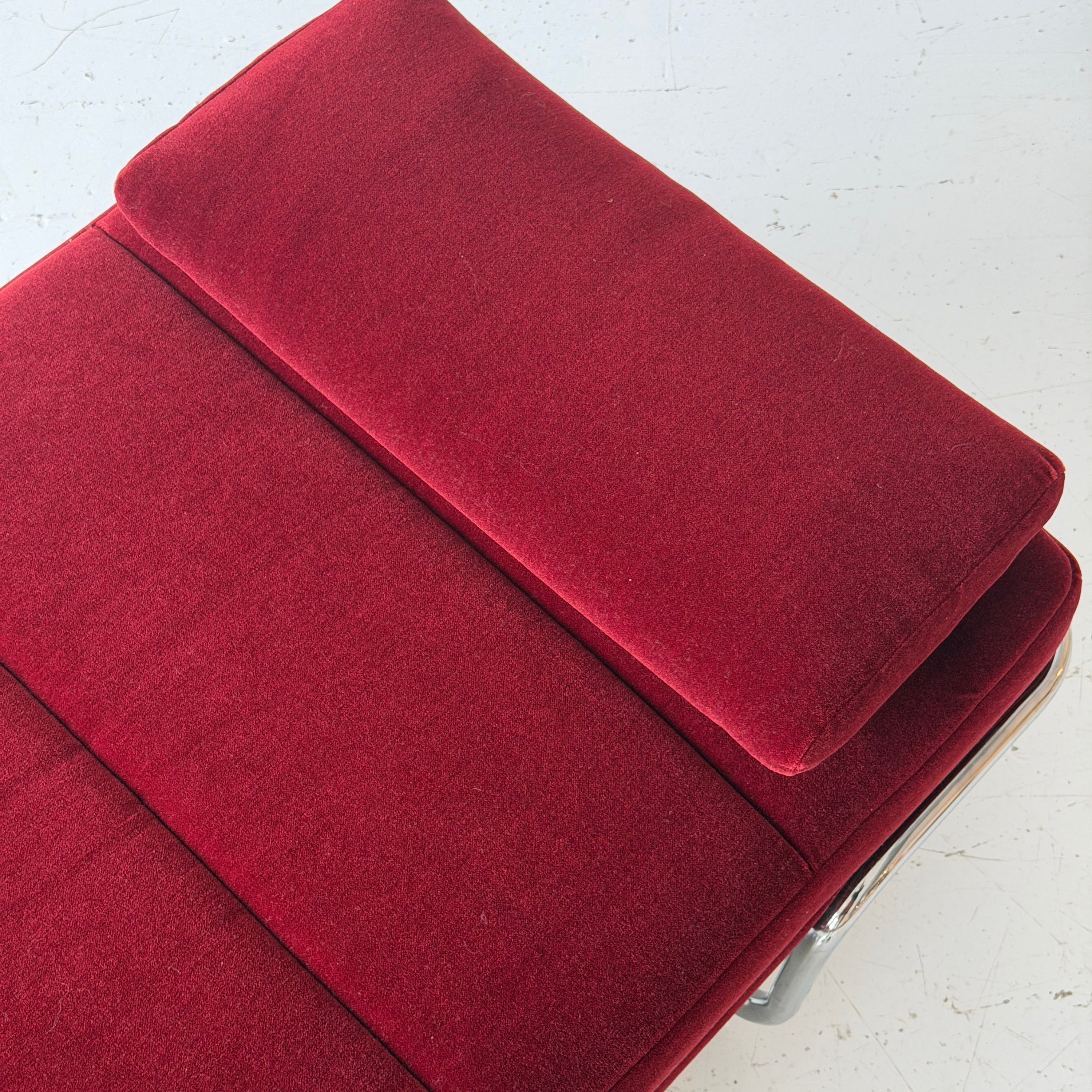 Chrome Daybed by Brayton International in Mohair