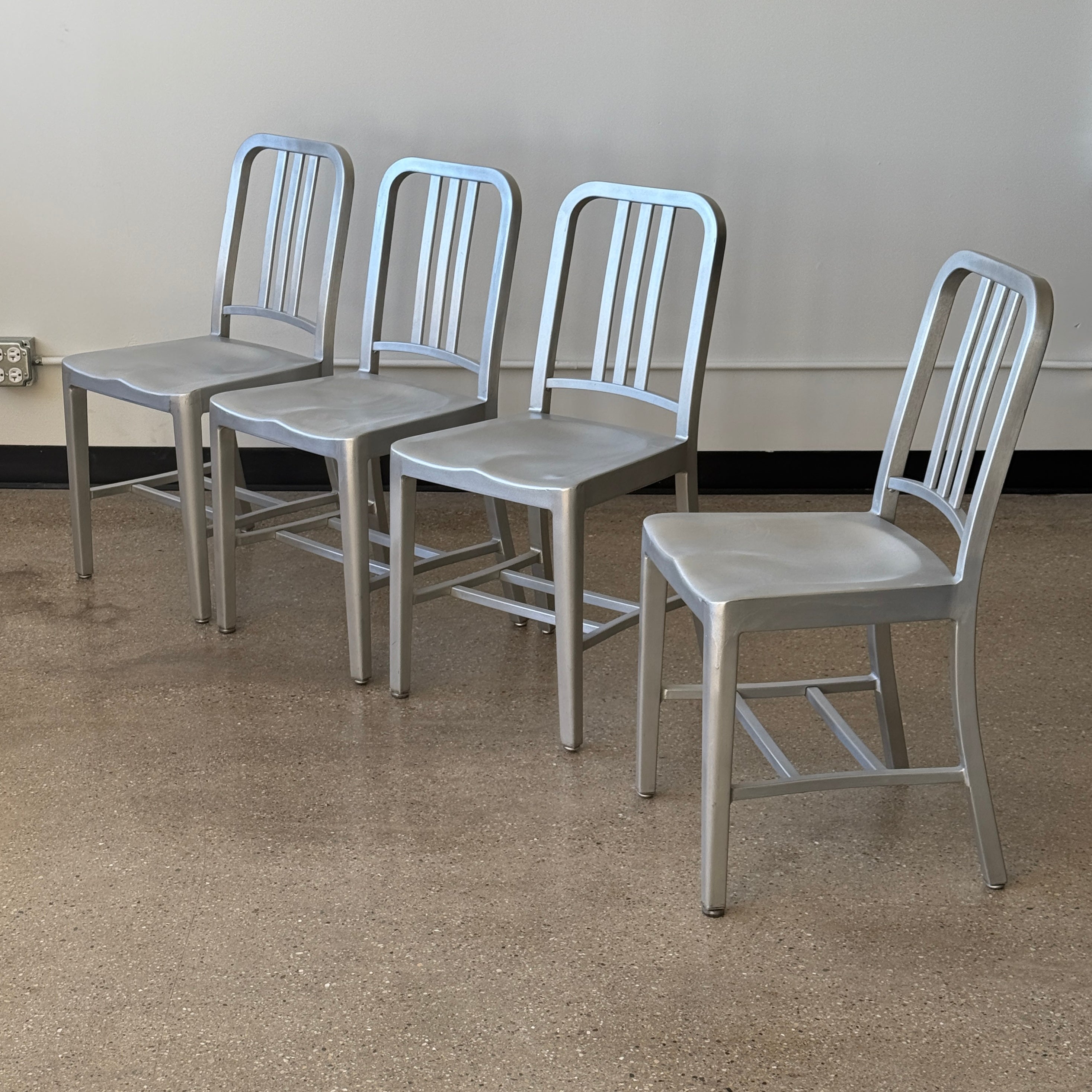 1006 Alumnium Navy Chairs by Emeco