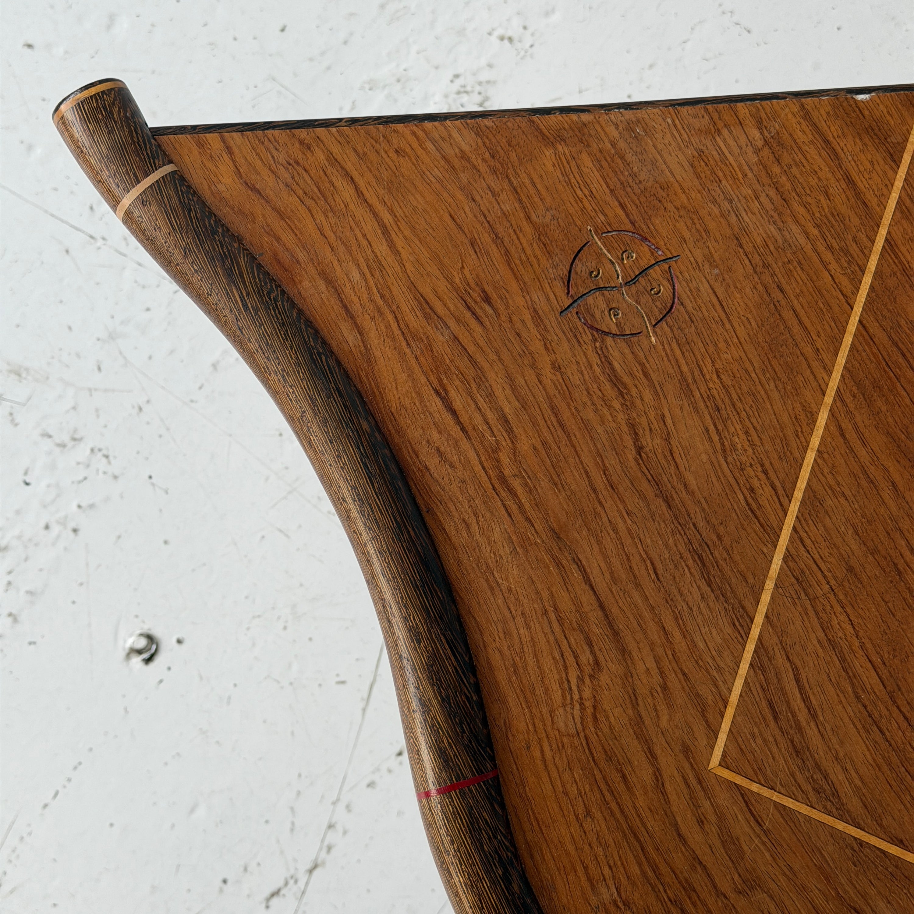 Inlaid Studio Made Coffee Table by Steven Spiro