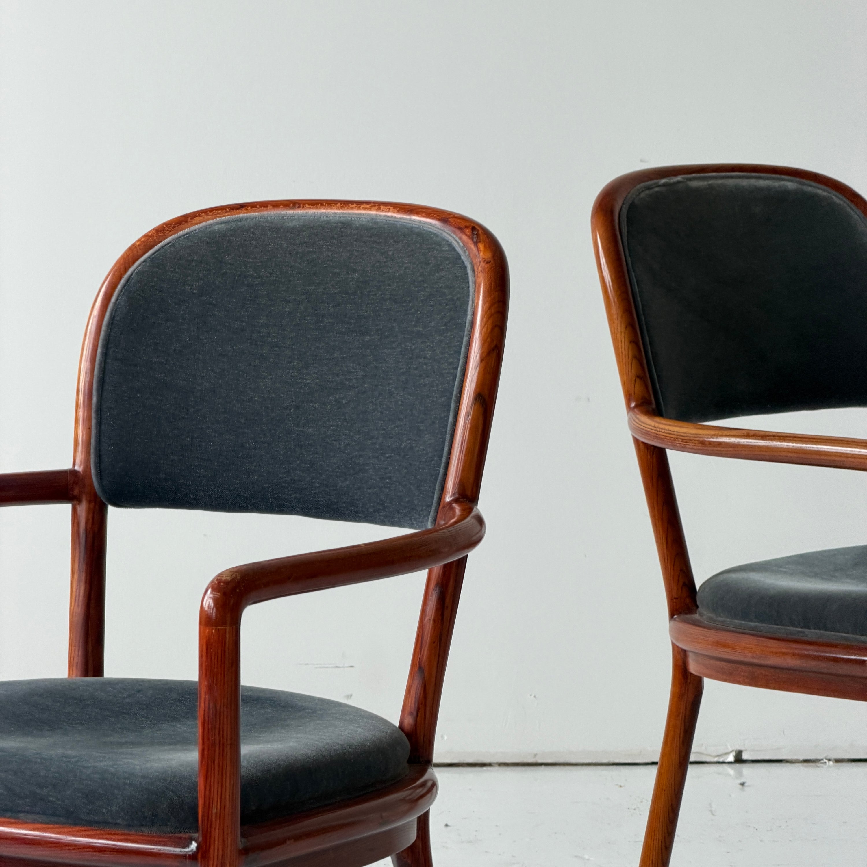Bentwood Side Chairs by Ward Bennett for Brickell Associates