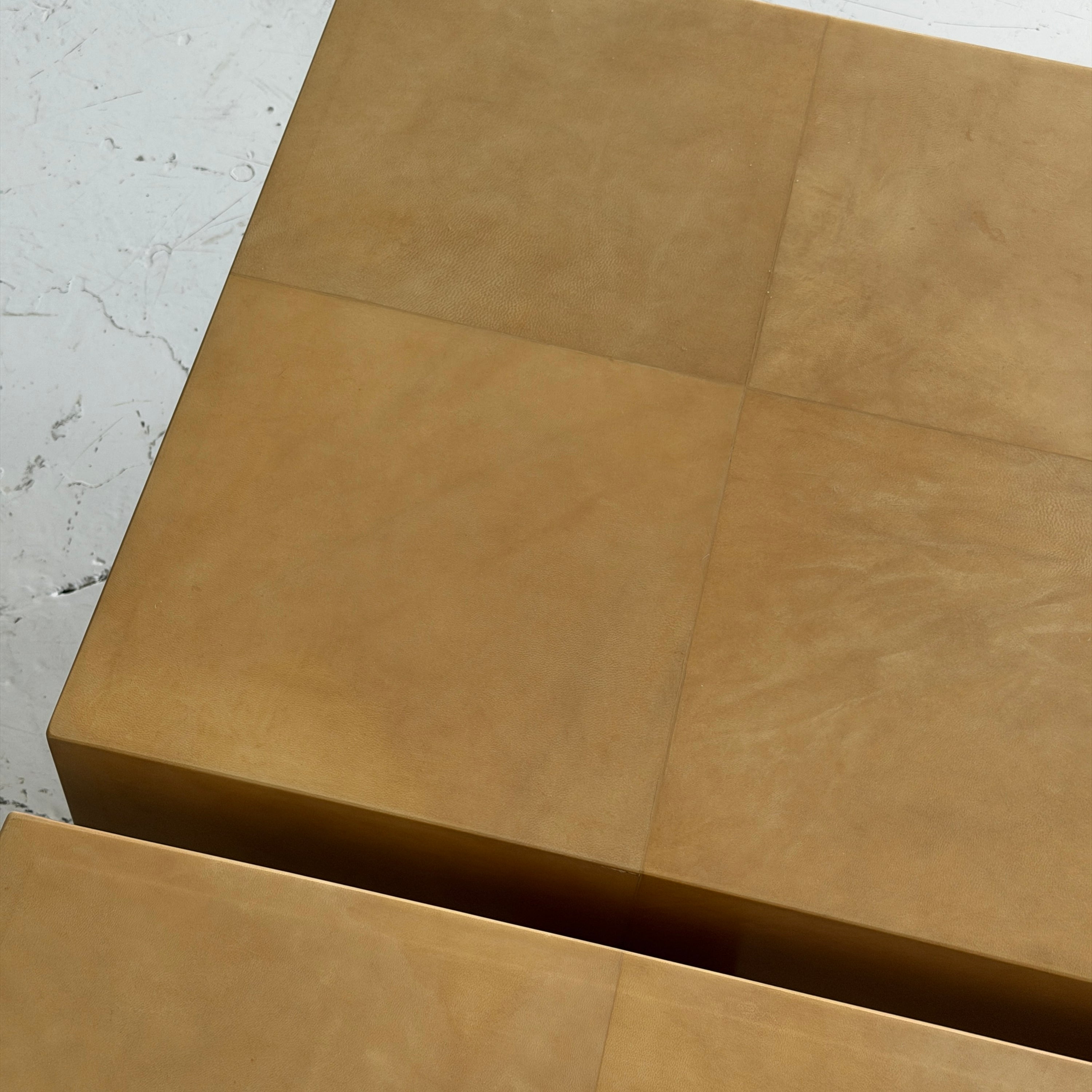 Lacquered Goatskin Coffee Table by Aldo Tura