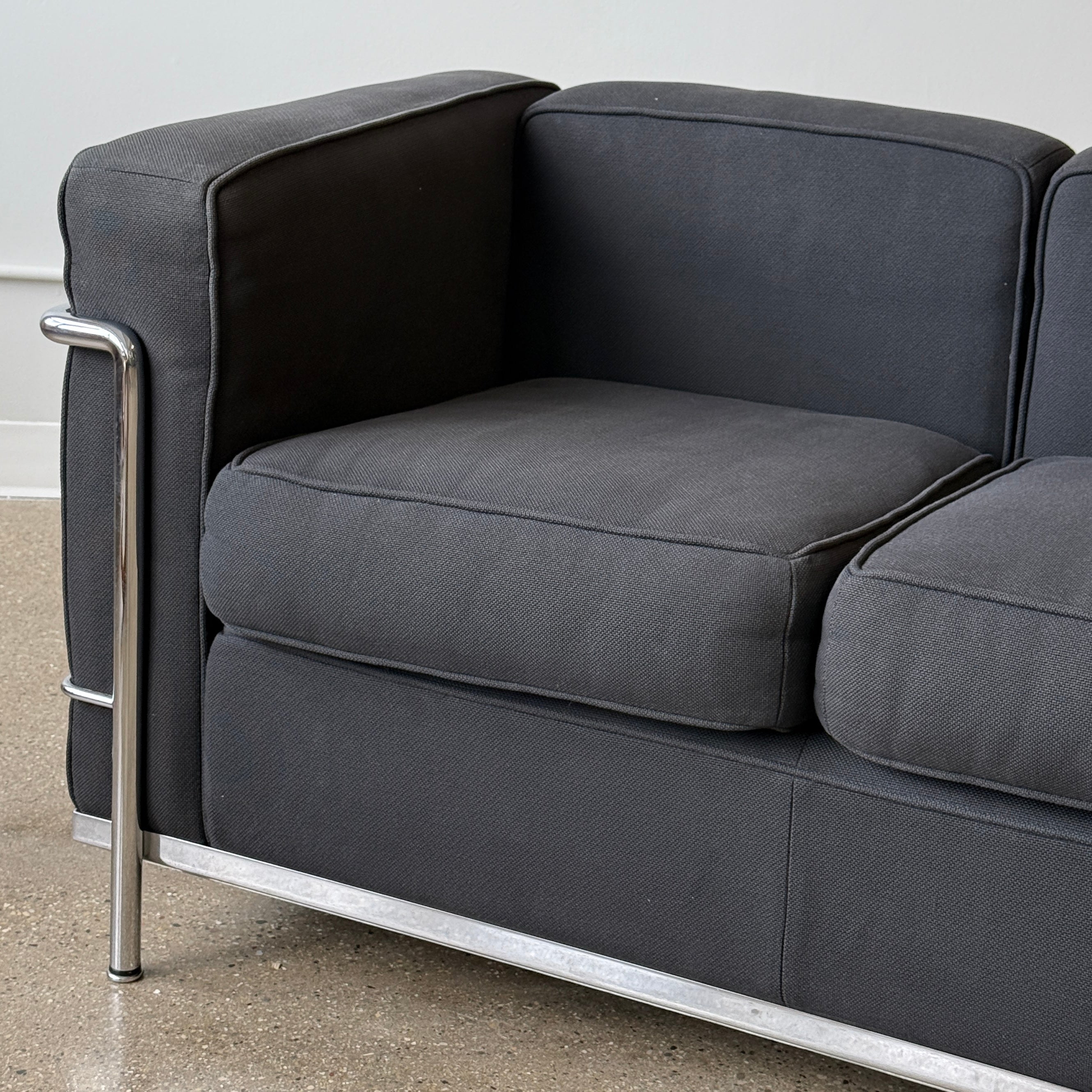 LC2 Petite Sofa by Le Corbusier, Pierre Jeanneret, and Charlotte Perriand for Cassina