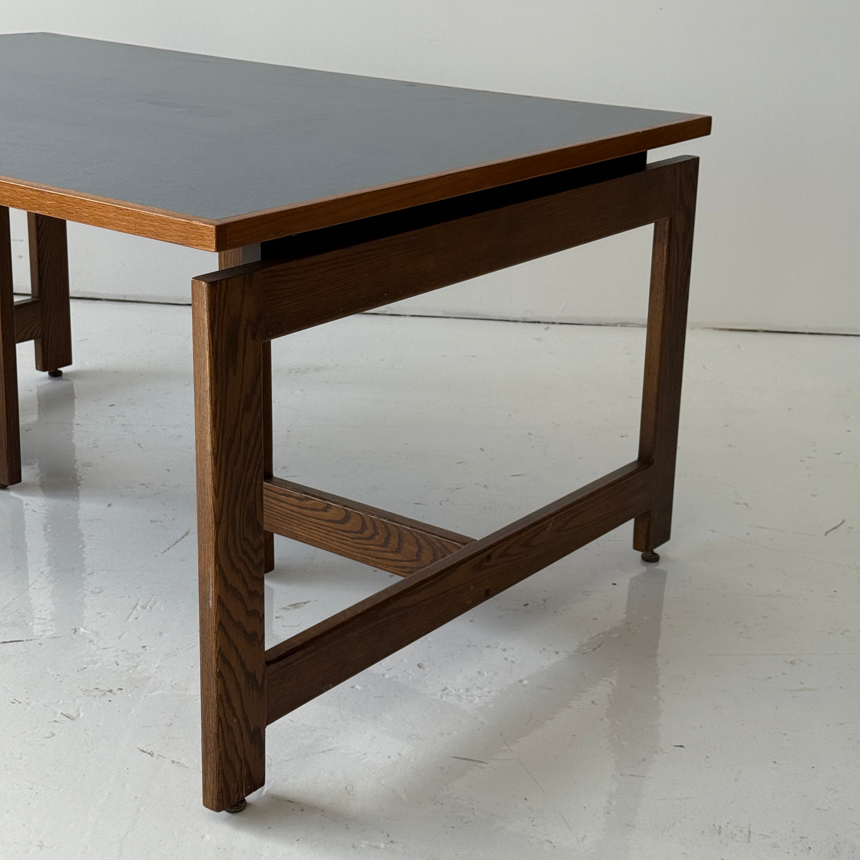 Monumental Oak Library Table