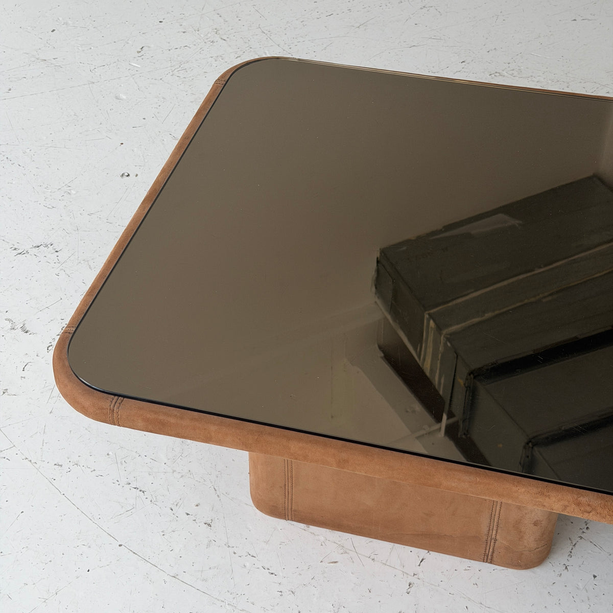 DS-47 Leather Coffee Table by De Sede