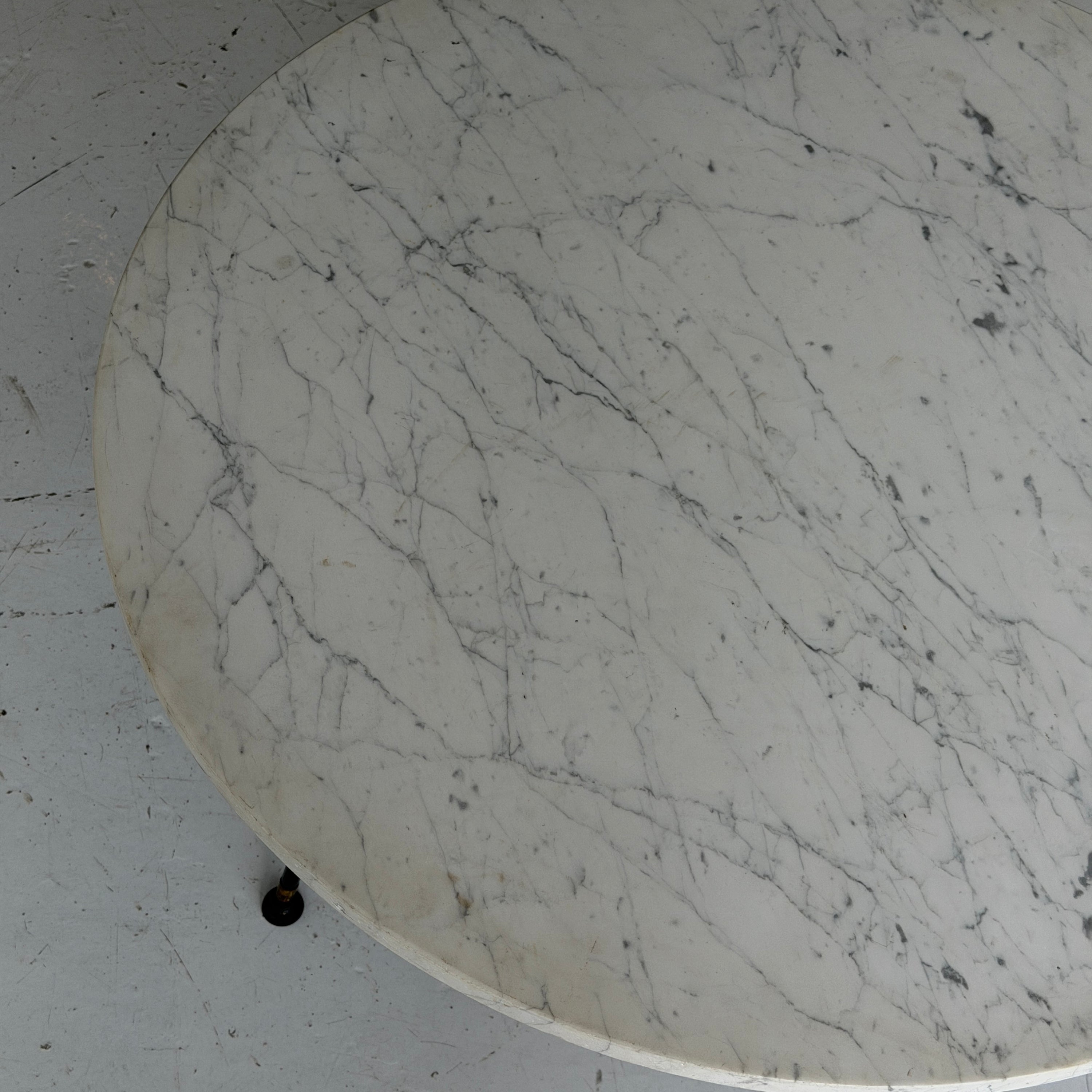 Italian Carrara Marble Coffee Table