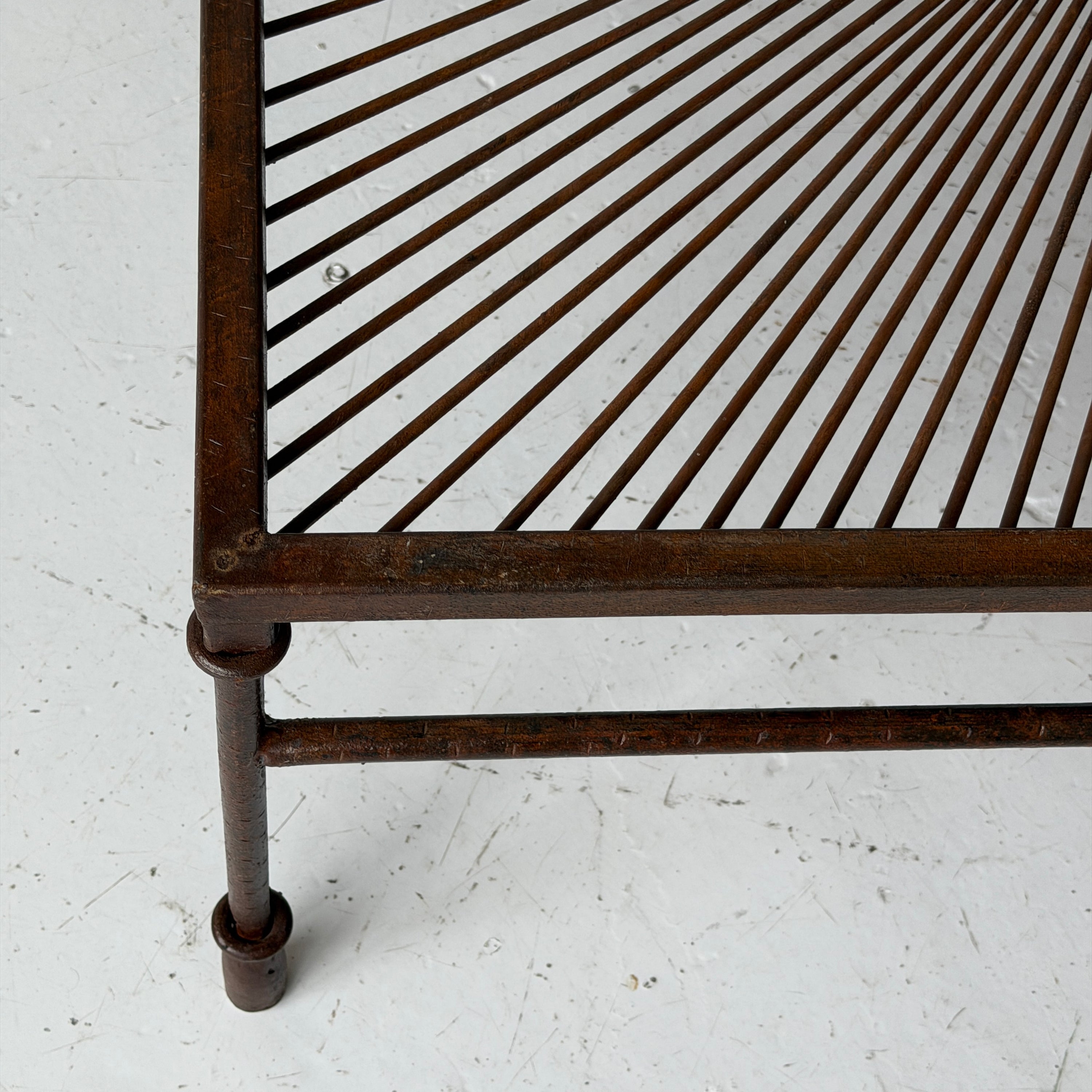 Studio Made Patinated Metal Coffee Table