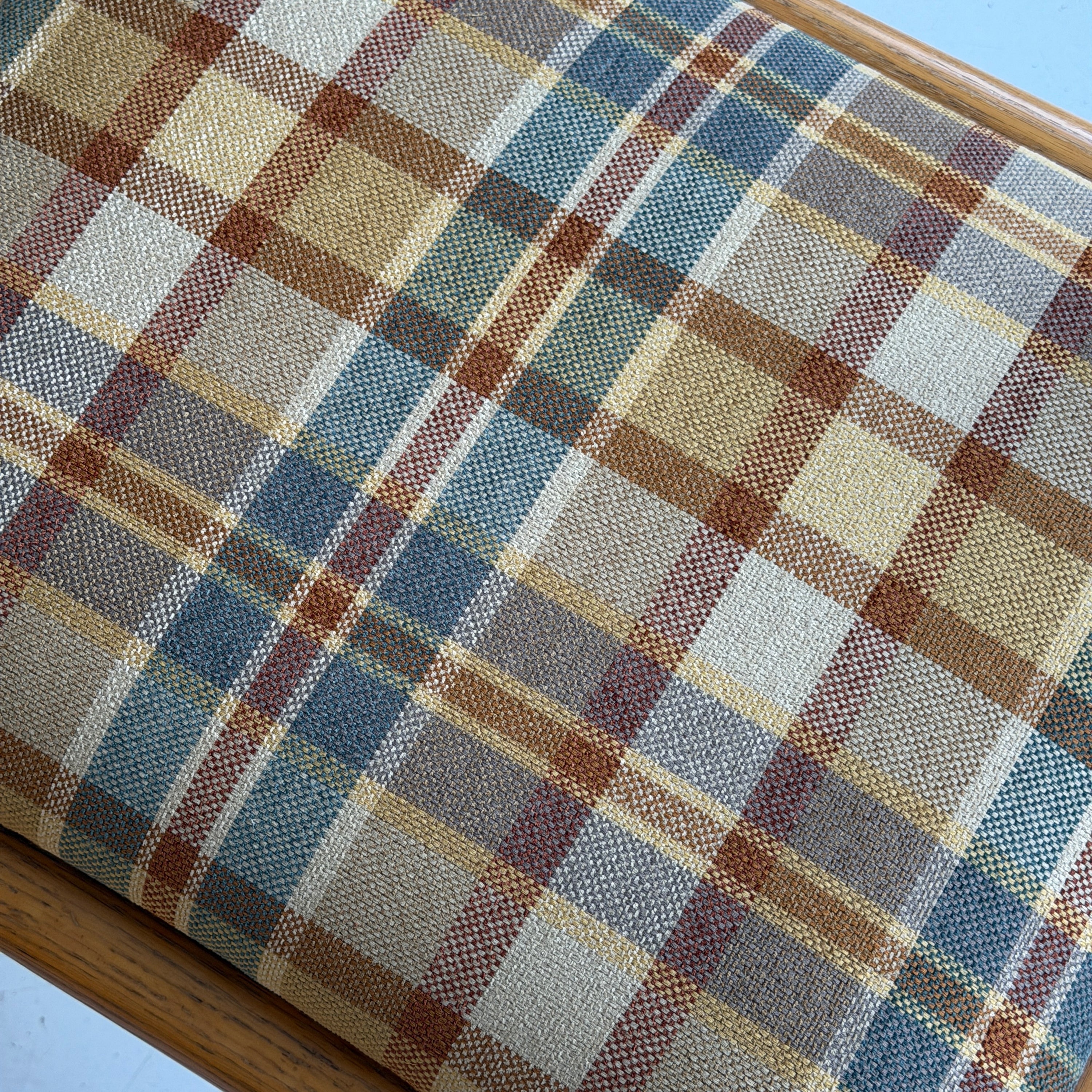 Acorn Chairs by Massimo Vignelli in Plaid
