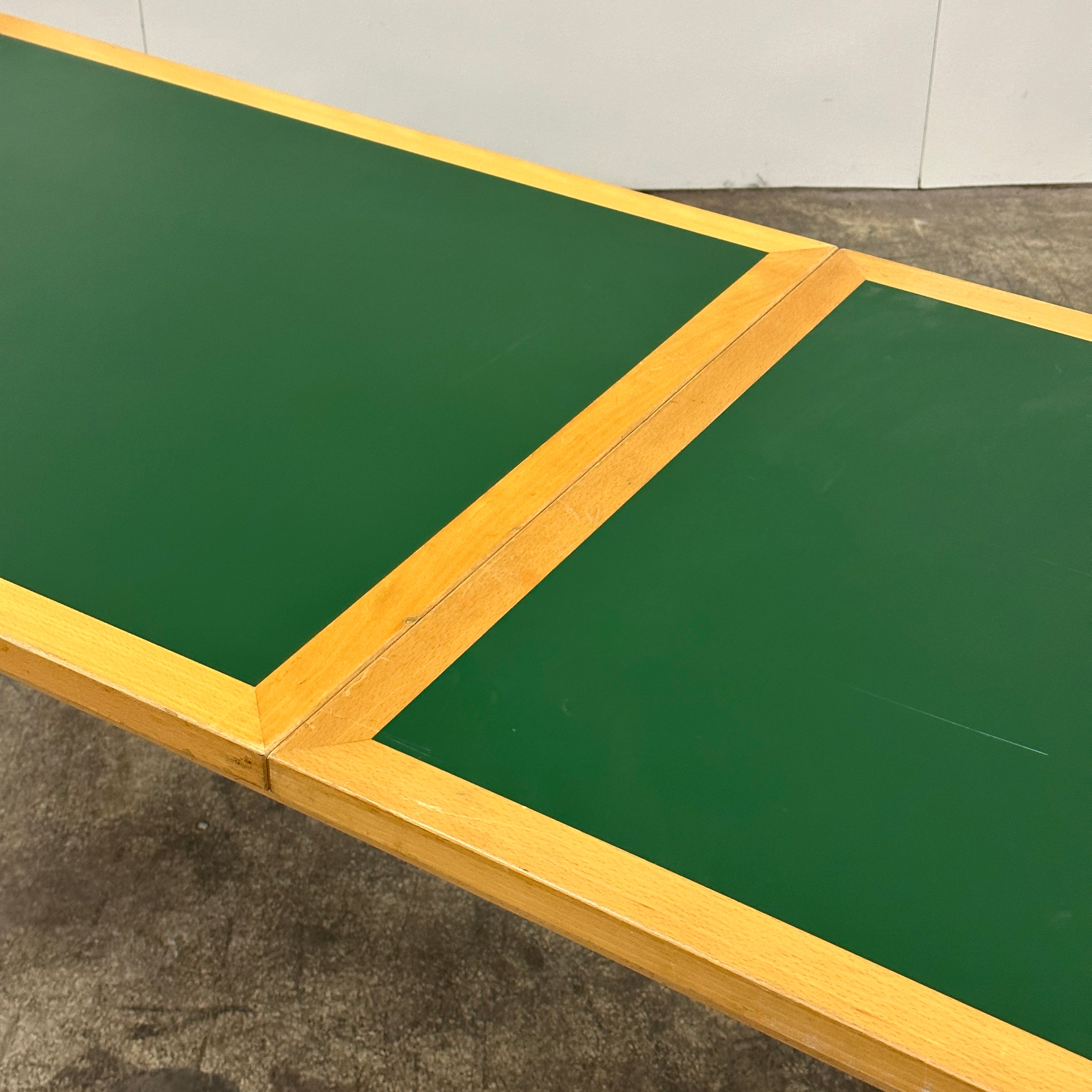 Green Linoleum Table/Desk by Rud Thygesen and Johnny Sørensen for Magnus Olesen