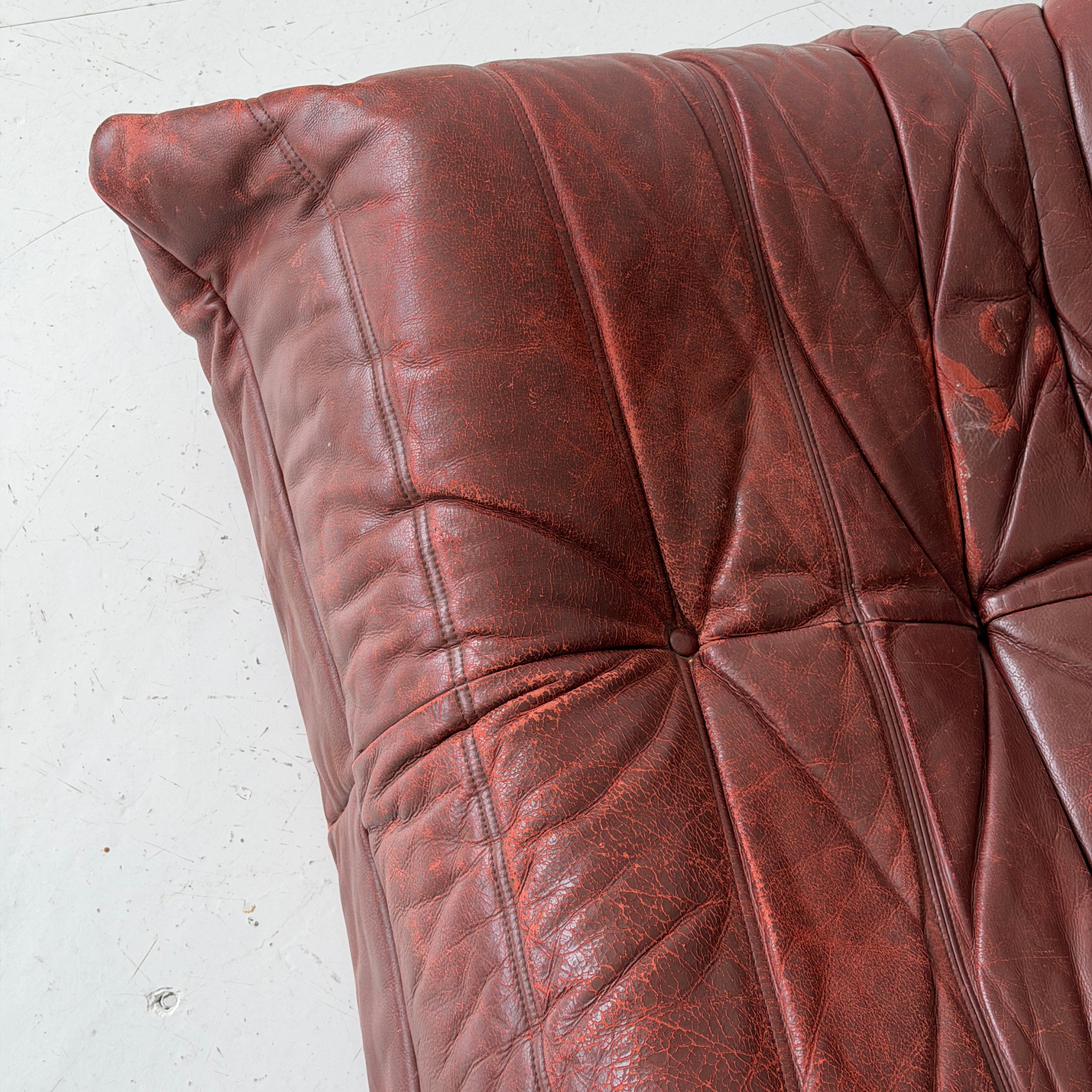Leather Togo Lounge Chair by Michel Ducaroy for Ligne Roset