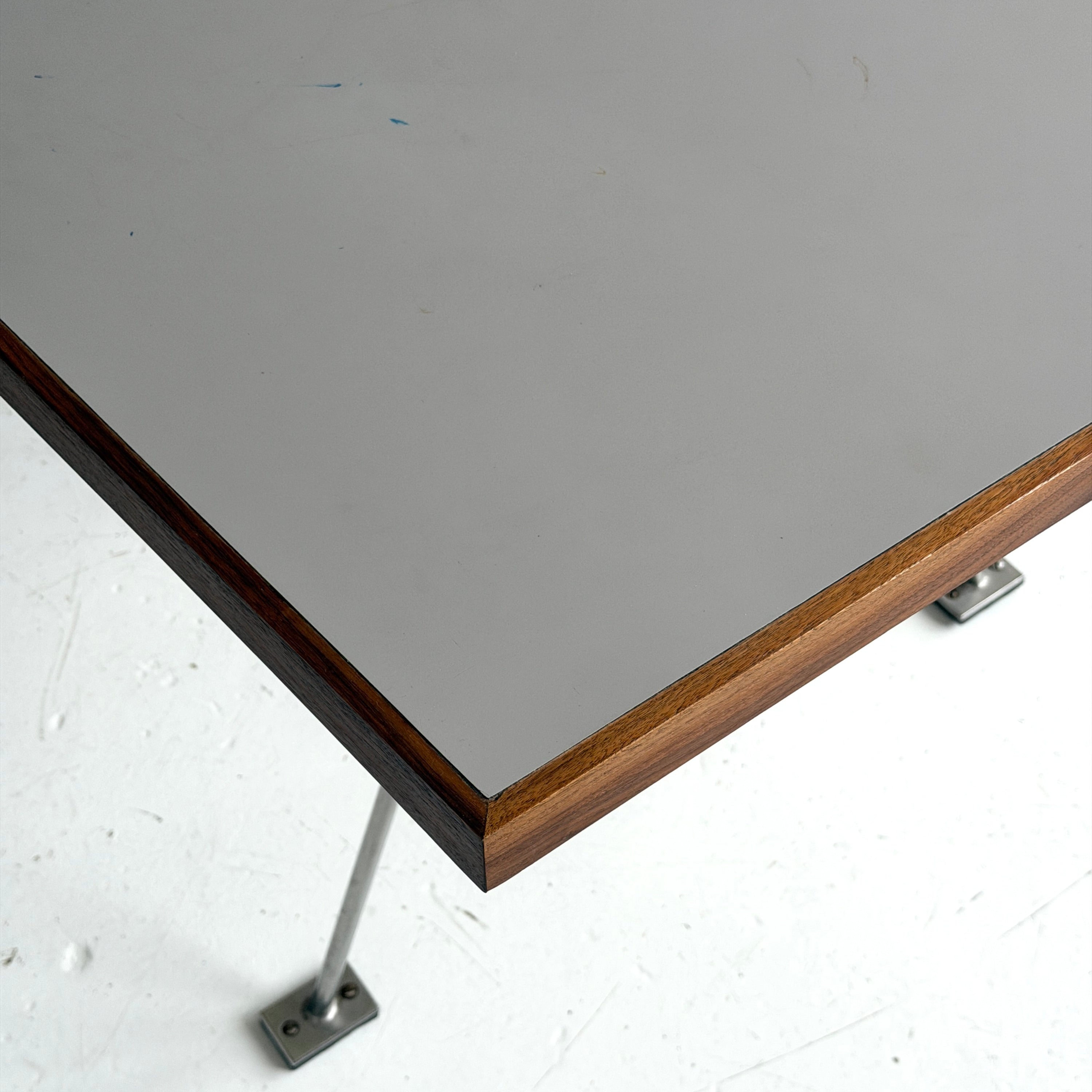 Two Sided Executive Walnut Desk