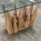 Cypress Knee Console Table