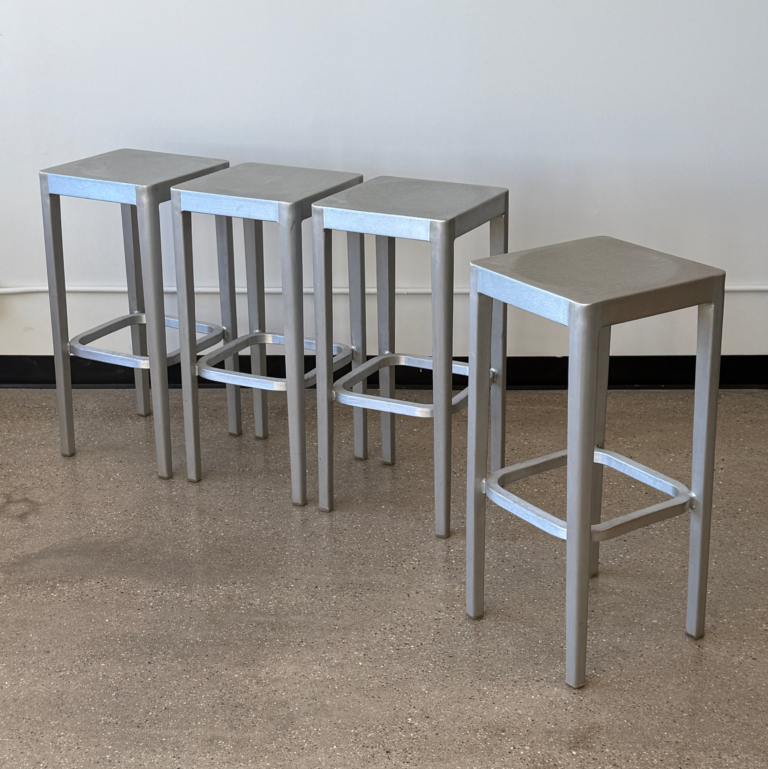 Aluminum Stools by Philippe Starck for Emeco