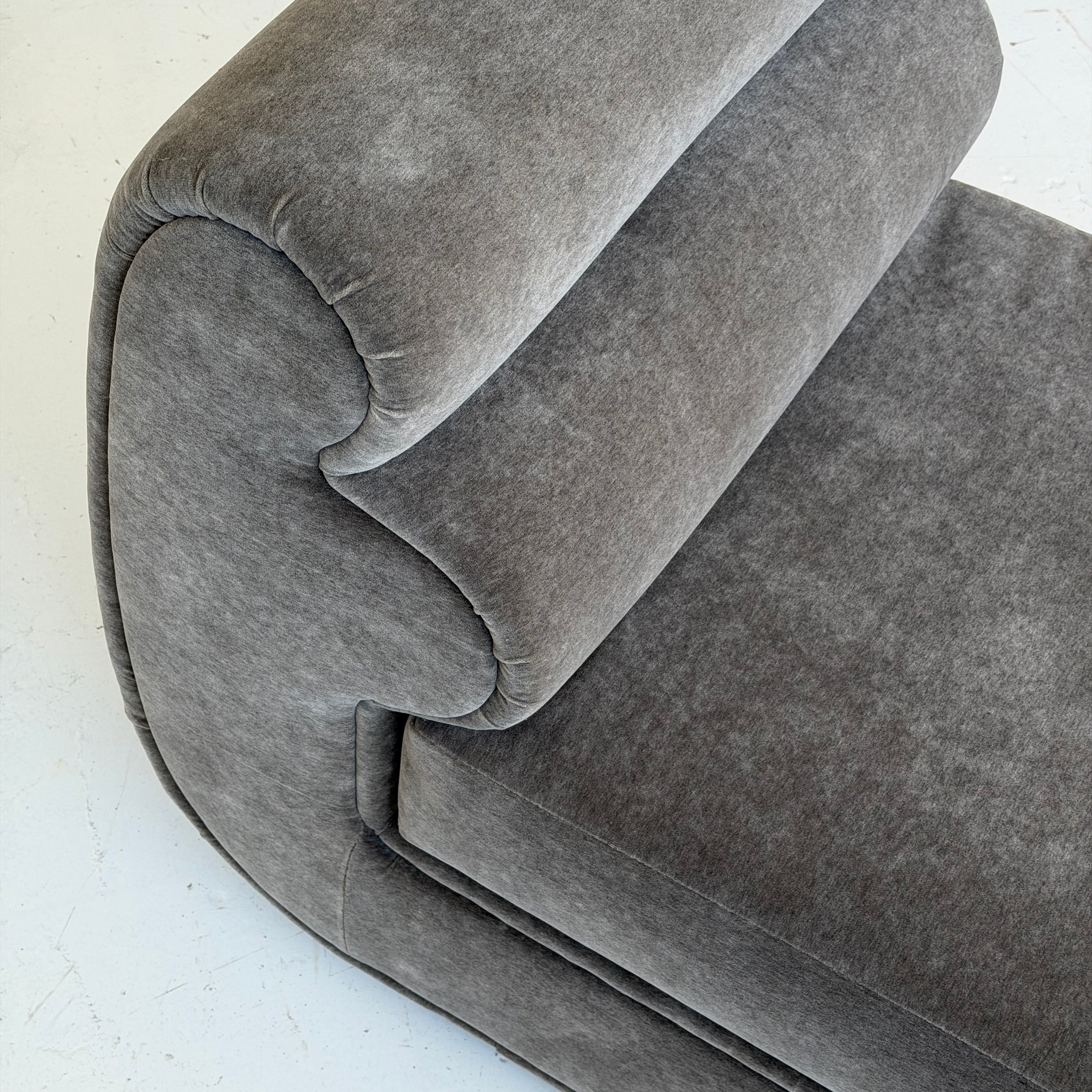 Bullnose Postmodern Slipper Chair by Carson’s of High Point