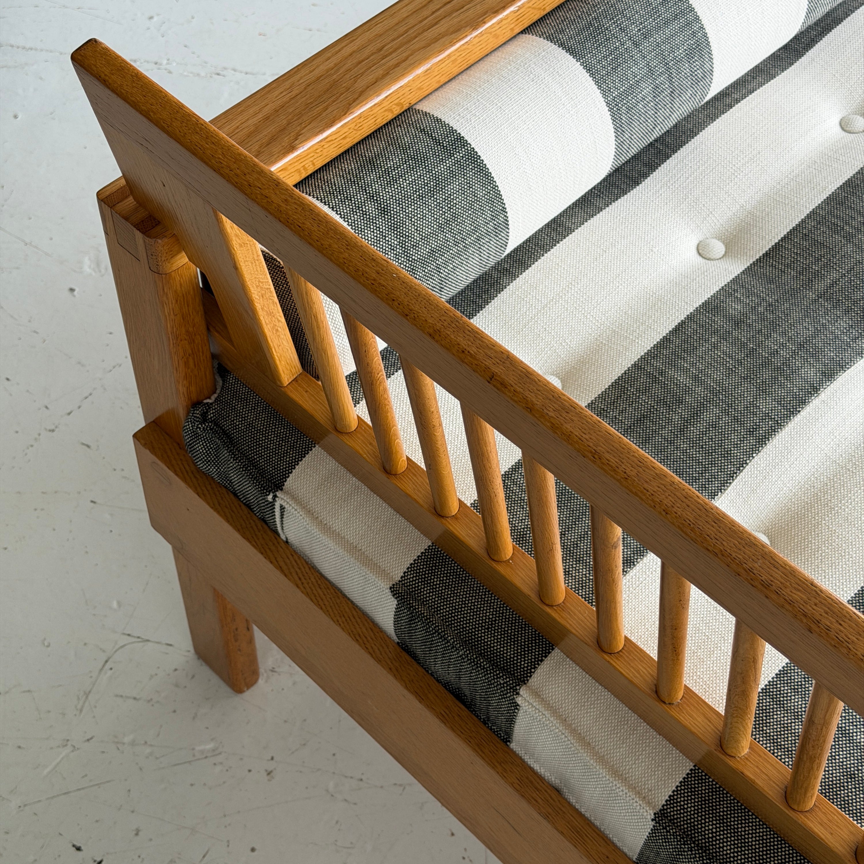 Studio Made Striped Daybed by Charles Webb