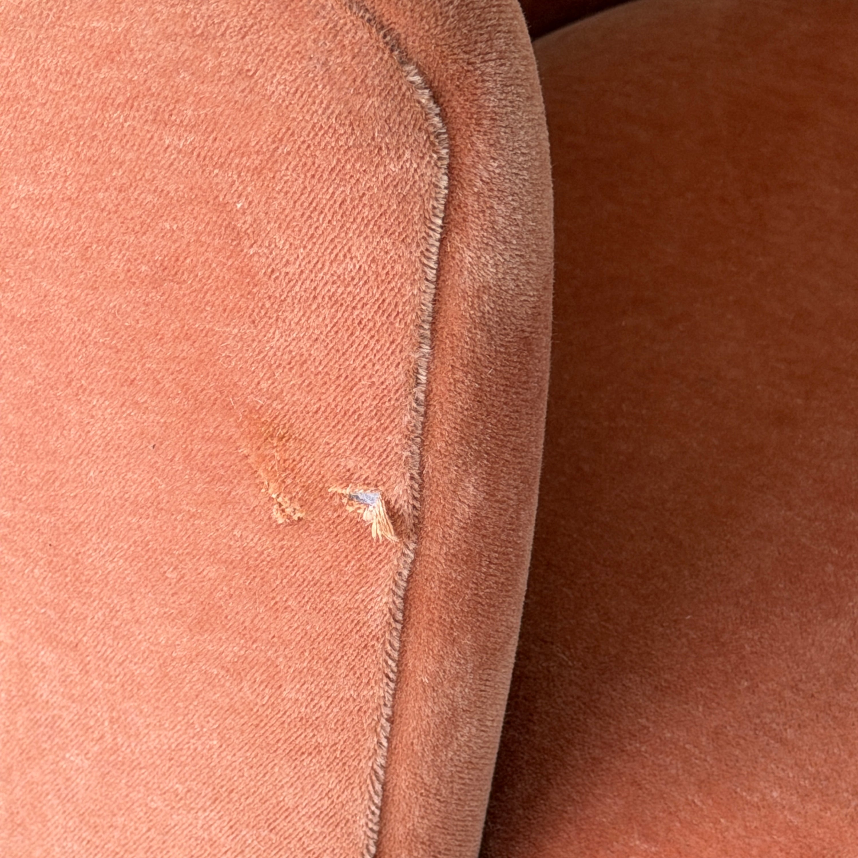 Postmodern Mohair Lounge Chaise