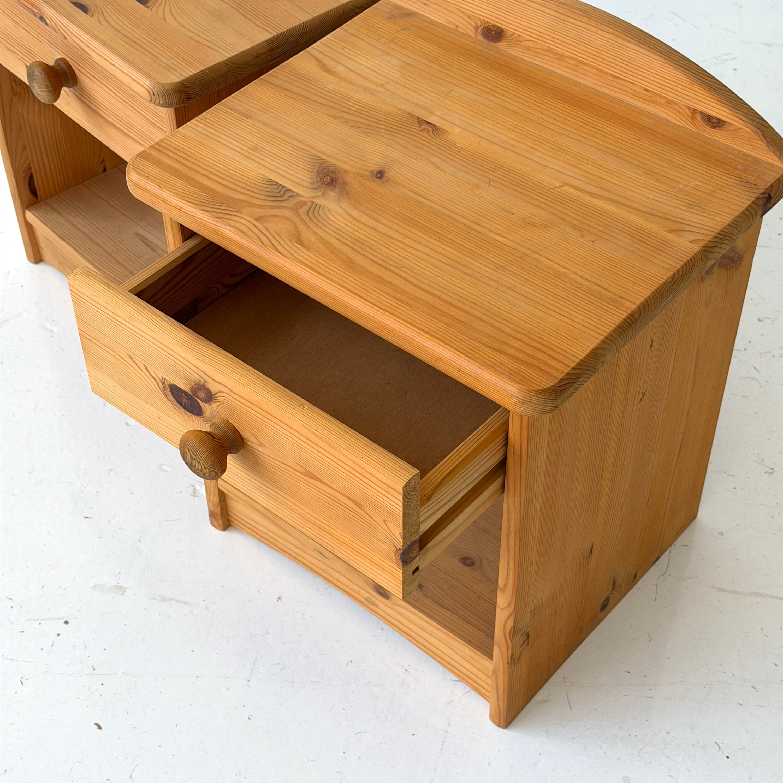 Primitive Pine Nightstands