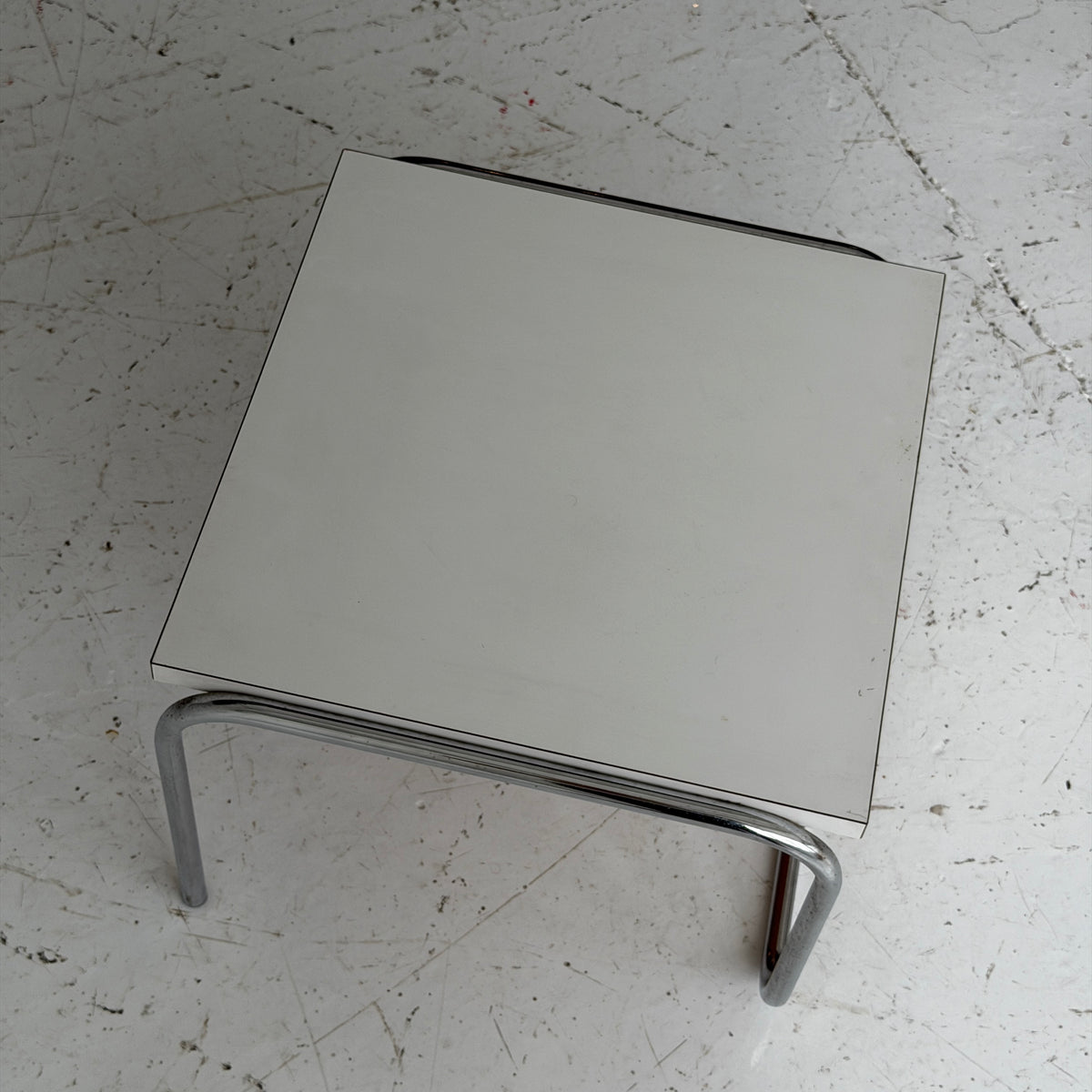Bauhaus Laminate Low Side Tables by Meurop