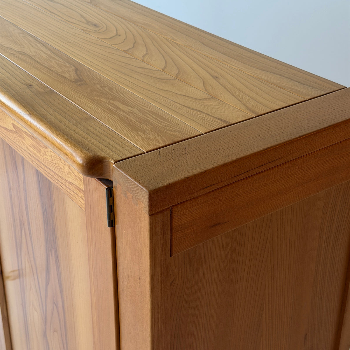 Belgian Monumental Blonde Wood Credenza