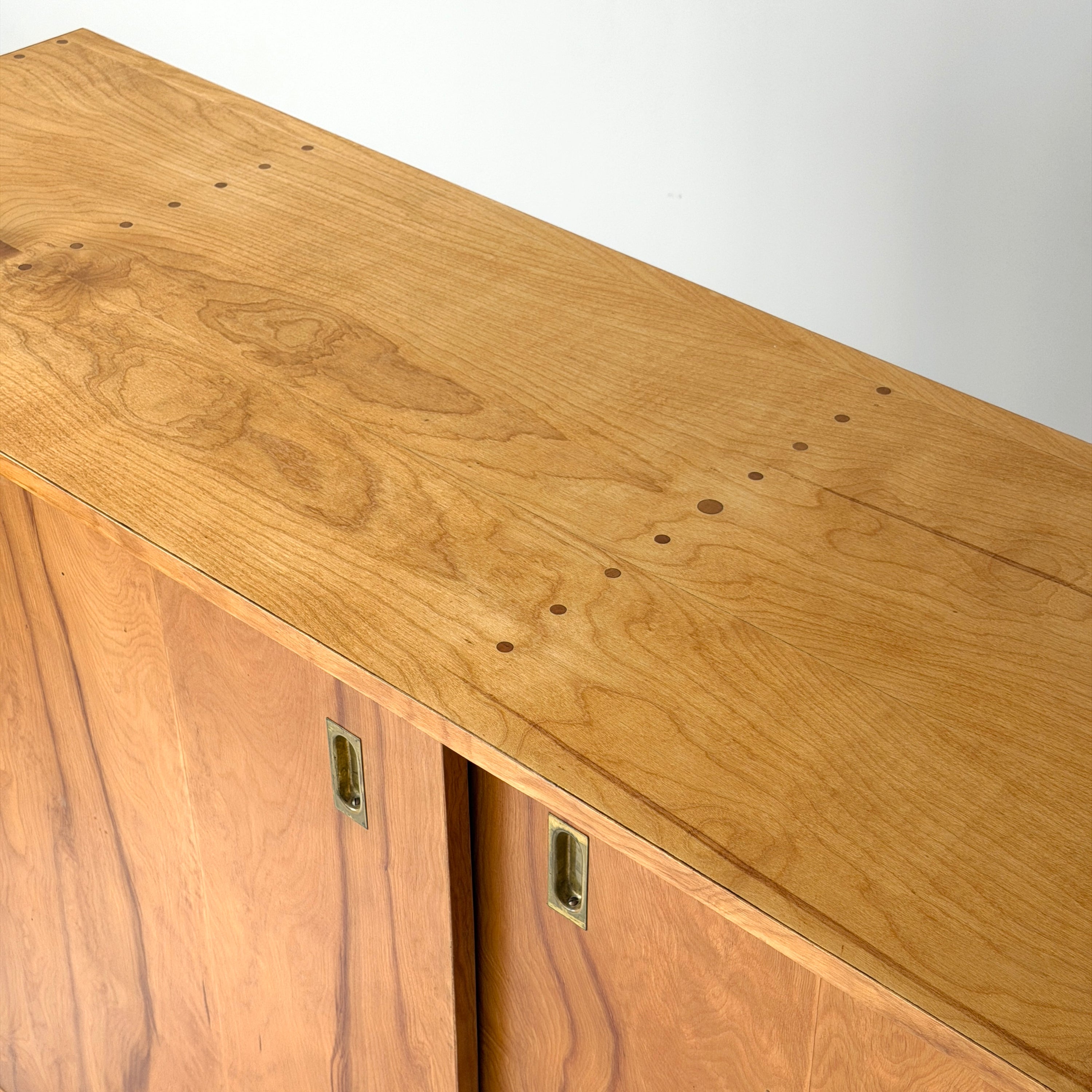 Inlaid Wood Credenza by Herbert Fritz Jr.
