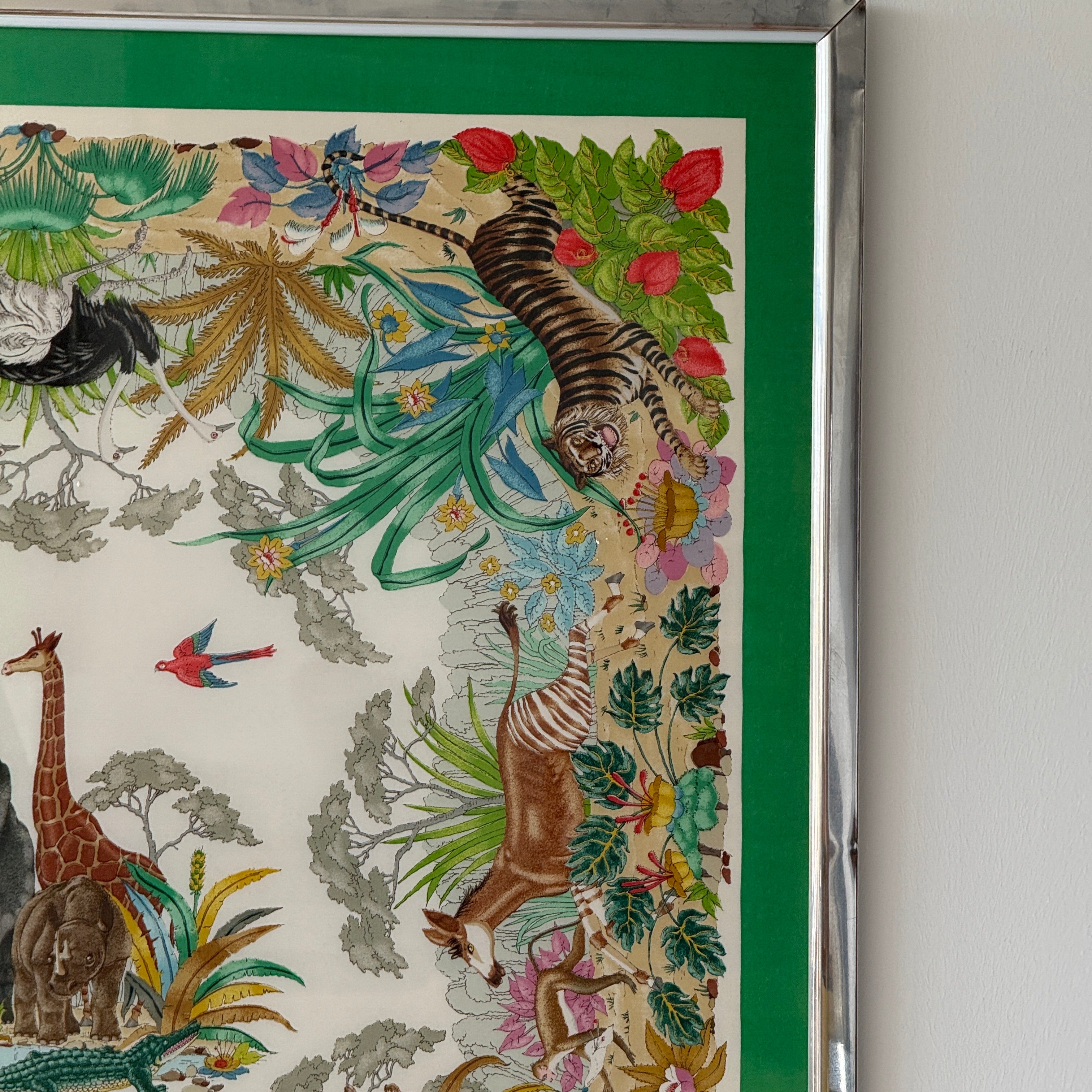 Framed Silk Animal Print Scarf by Gucci – spotexclamationpoint