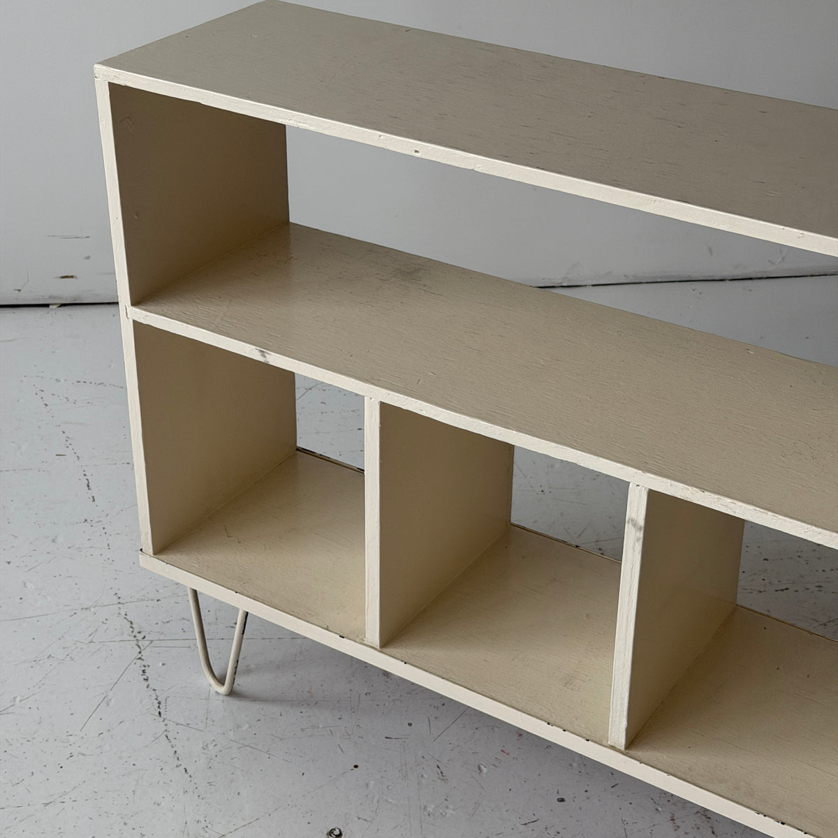 Primitive Mid Century Shelving Unit