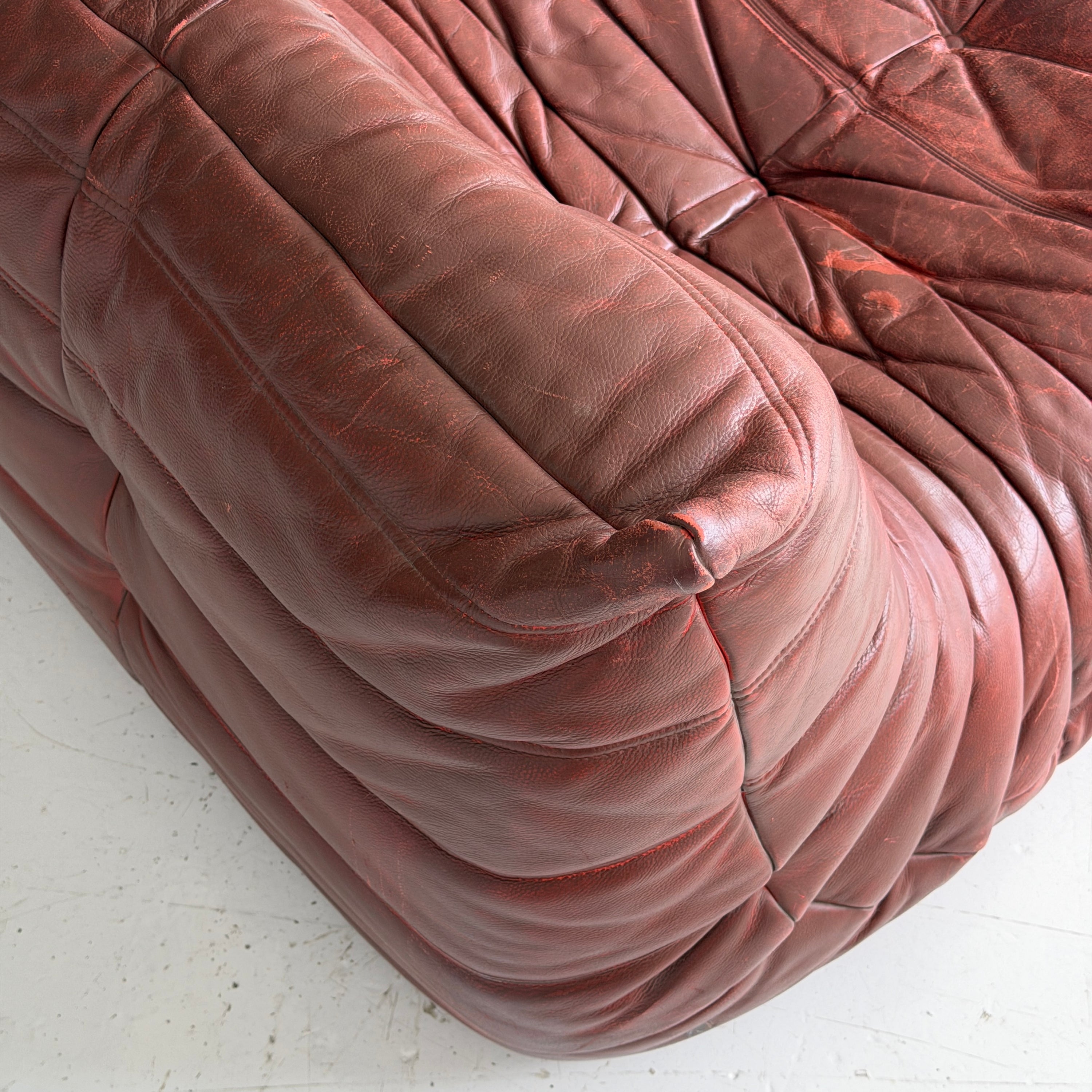 Leather Togo Lounge Chair by Michel Ducaroy for Ligne Roset