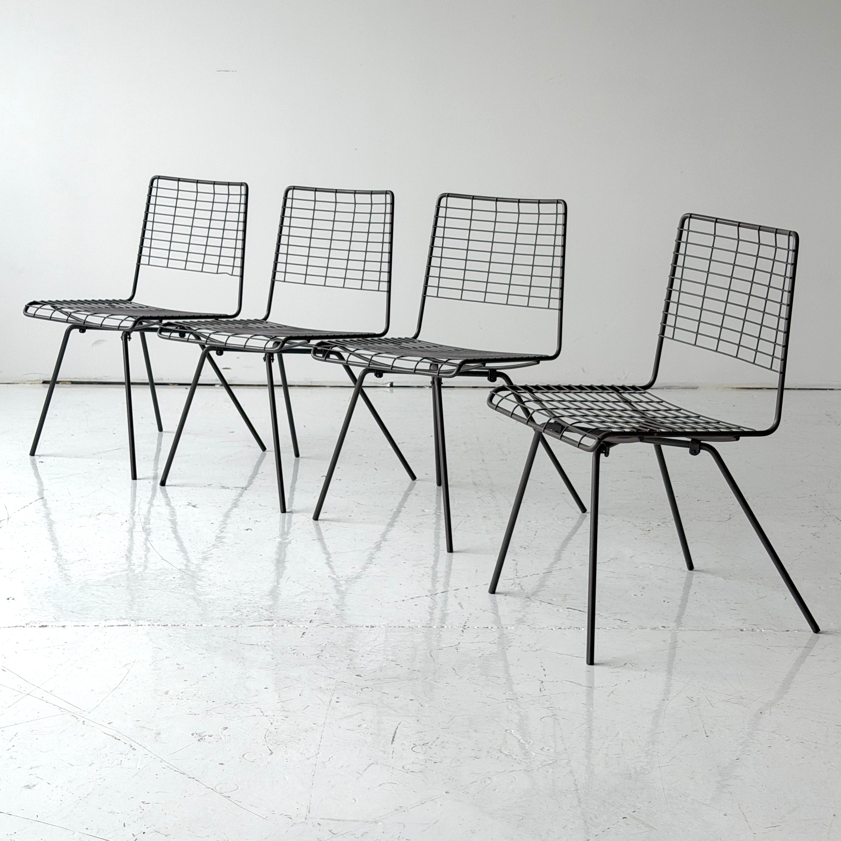 Wire Chairs by John Keal for Pacific Iron