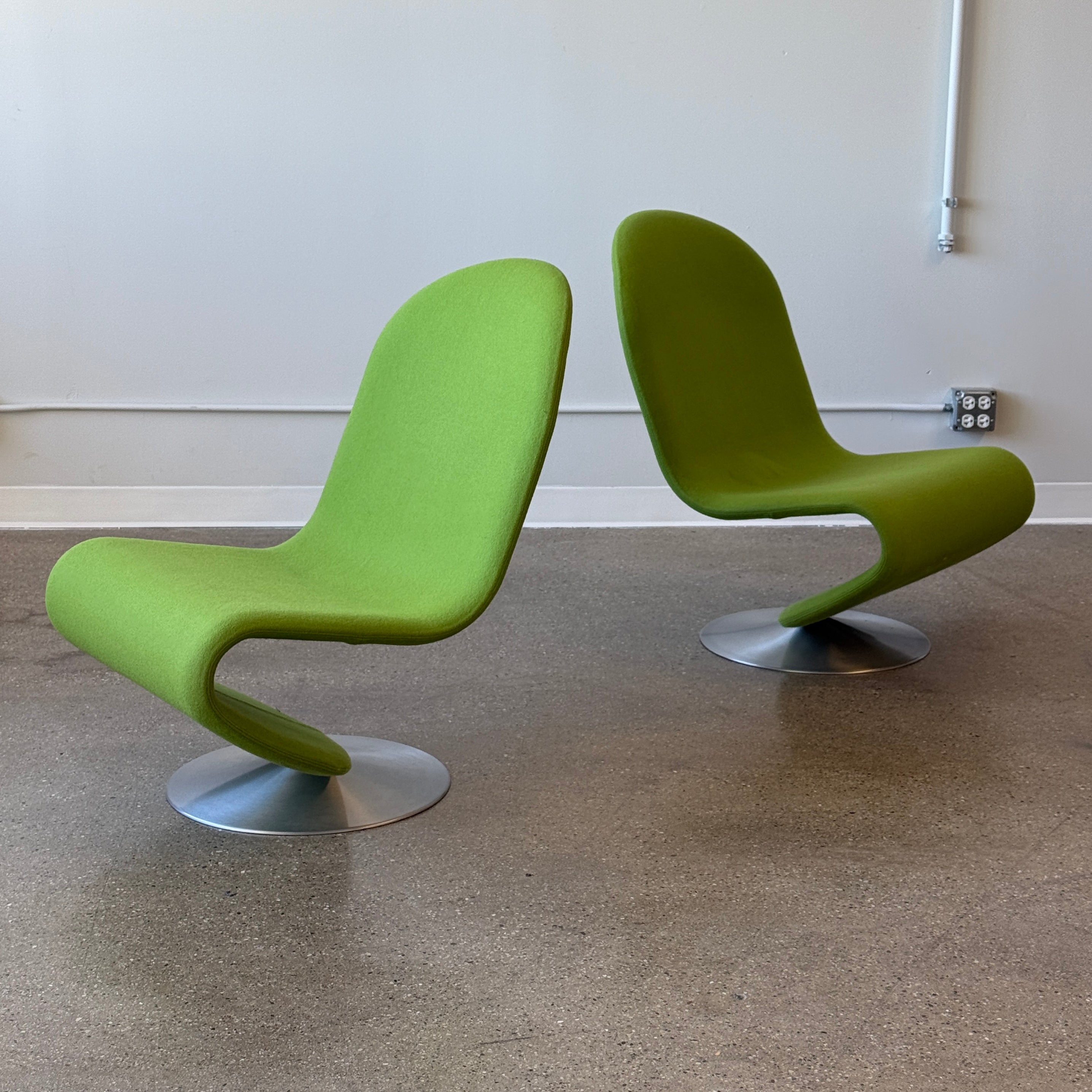 System 1-2-3 Lounge Chairs by Verner Panton