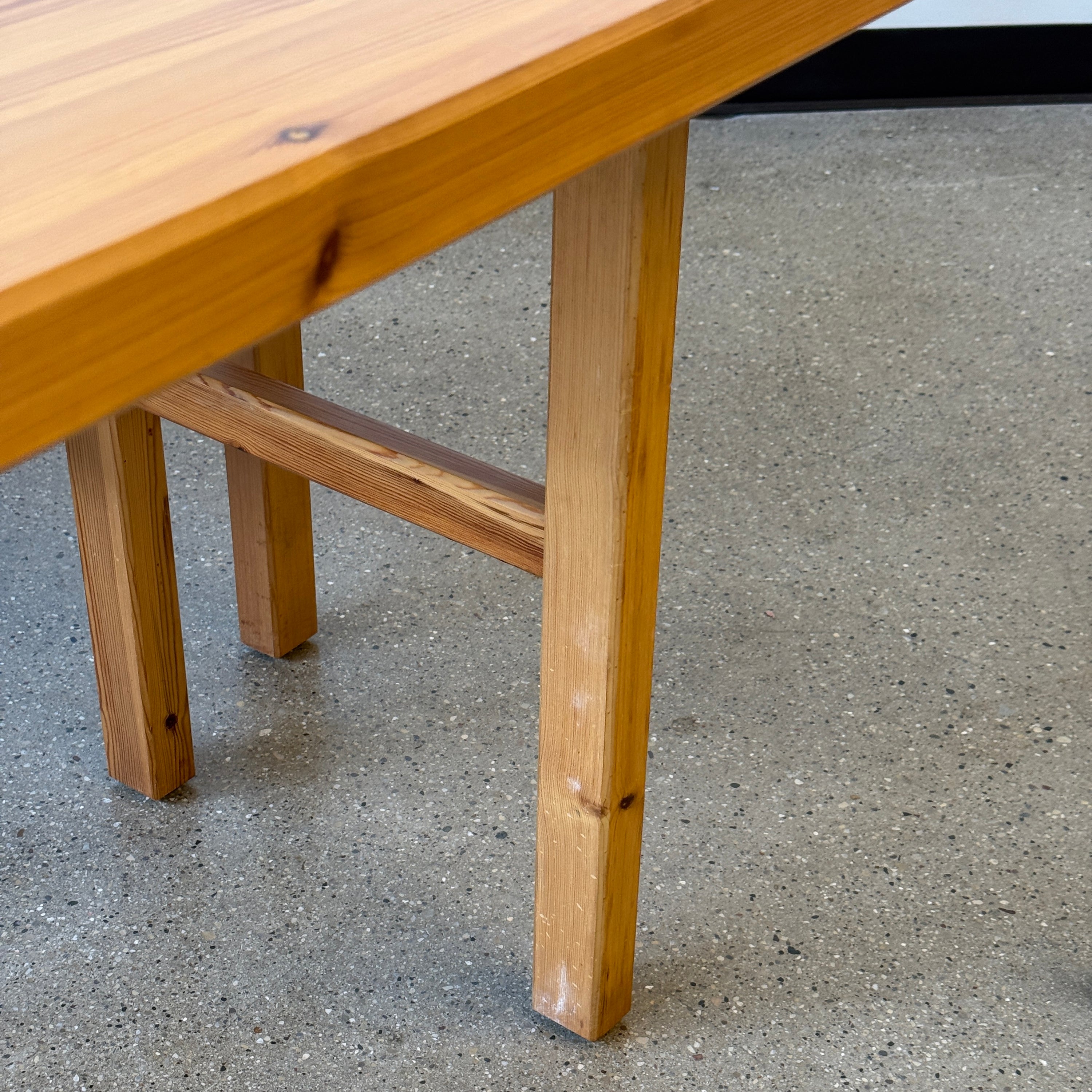 Swedish Pine Gate Leg Extendable Dining Table