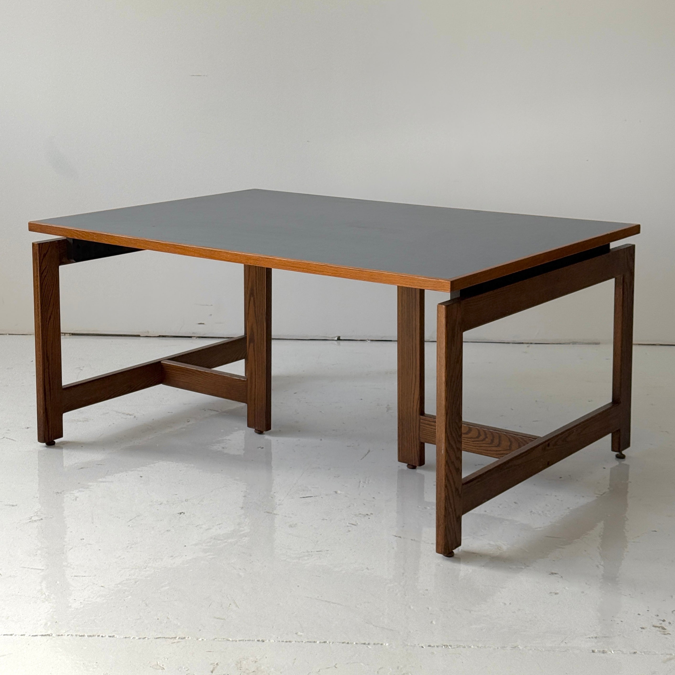 Monumental Oak Library Table