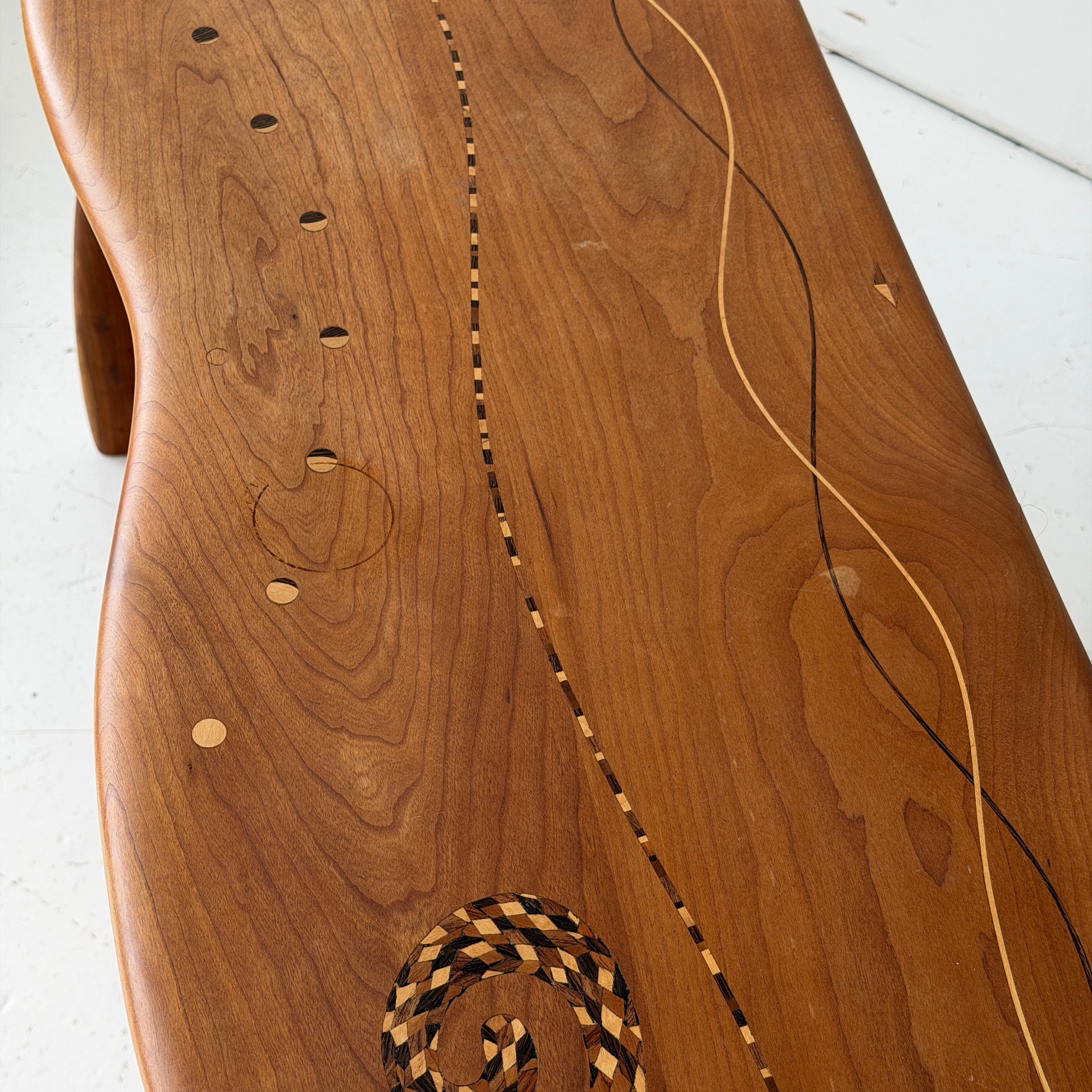 Inlaid Studio Made Credenza by Steven Spiro