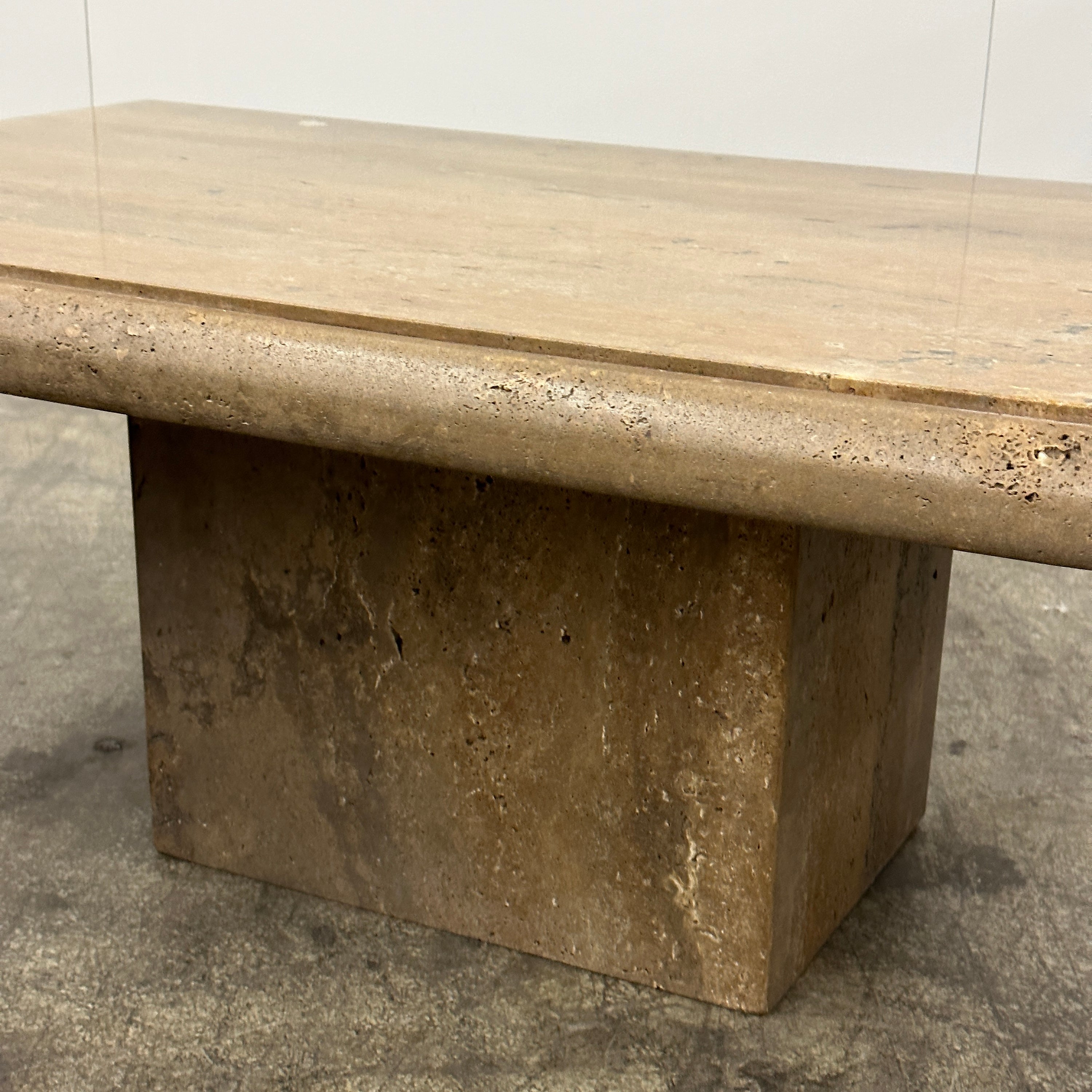 Italian Travertine Coffee Table